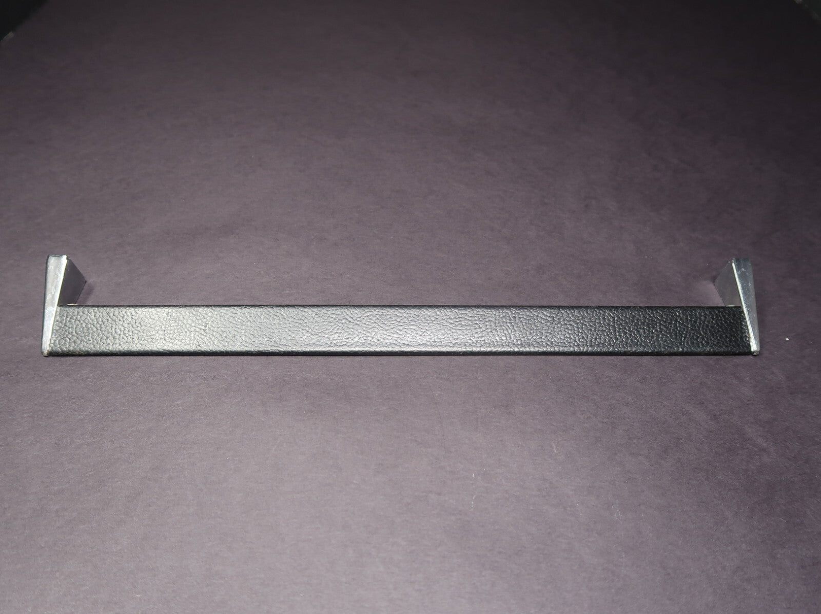 Vintage Cabinet Handle Pull Kitchen Drawer Pull Black & Chrome 12"