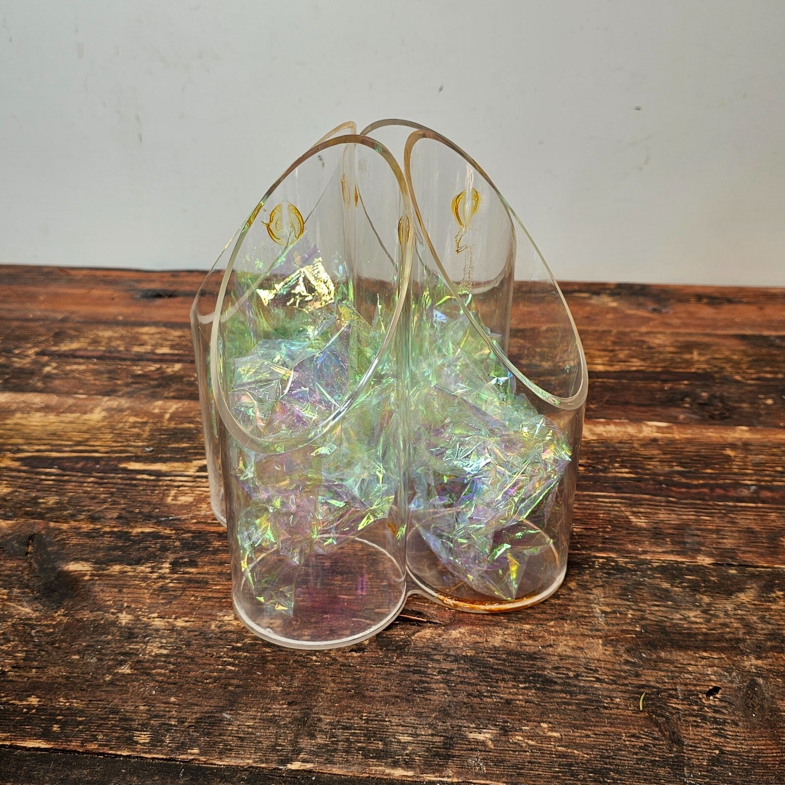 Vintage Lillian Vernon Acrylic Flower Vase