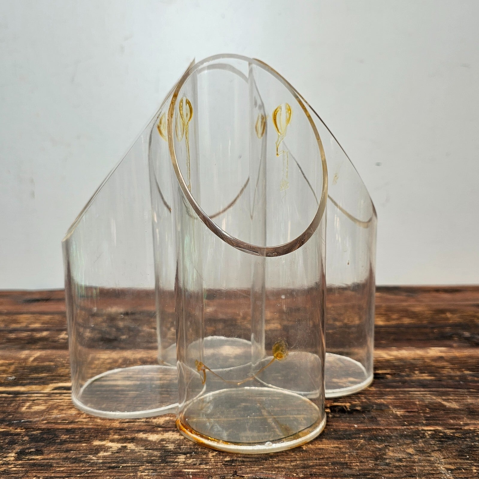 Vintage Lillian Vernon Acrylic Flower Vase
