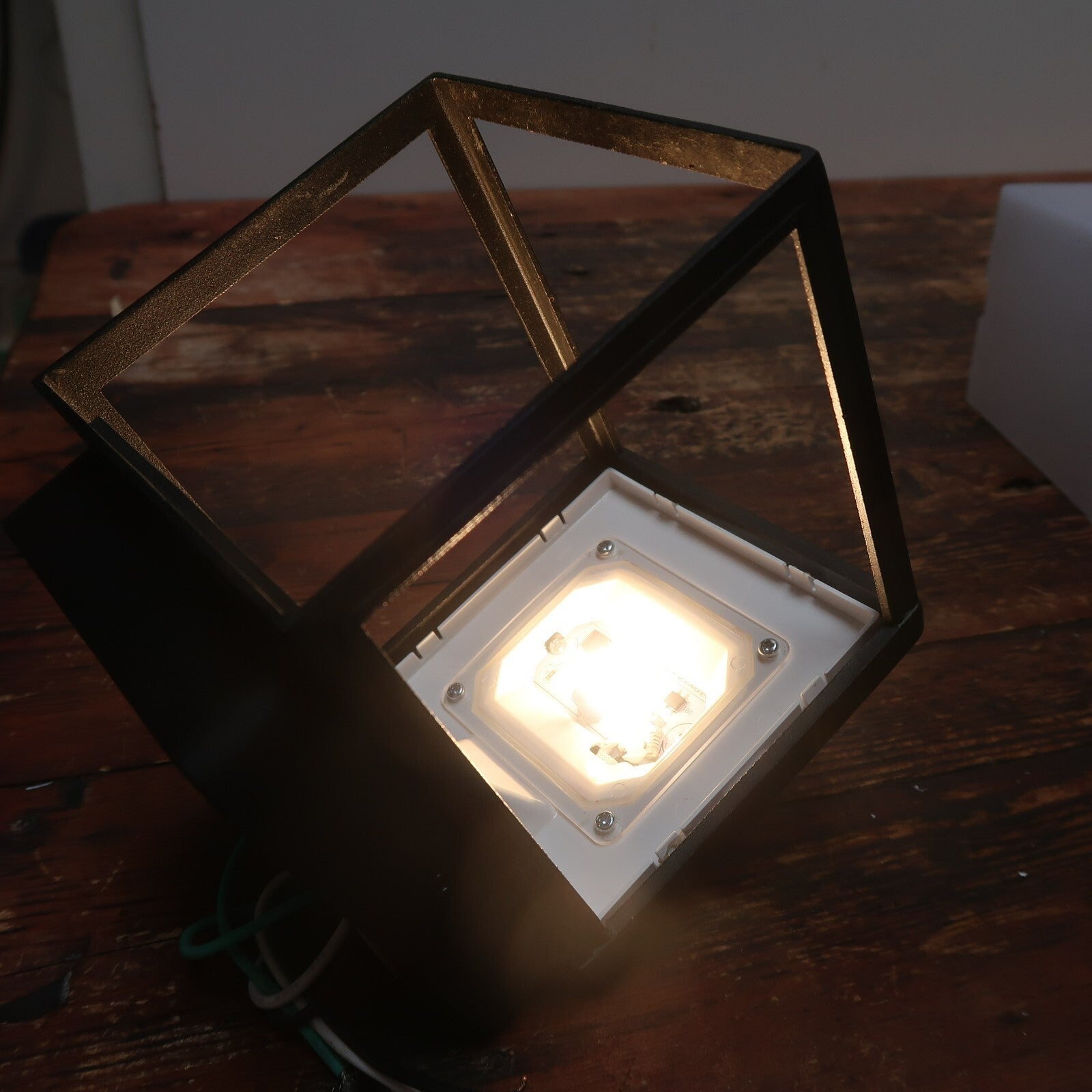 Outdoor LED Wall Light Fixture Porch Patio Lantern Lamp