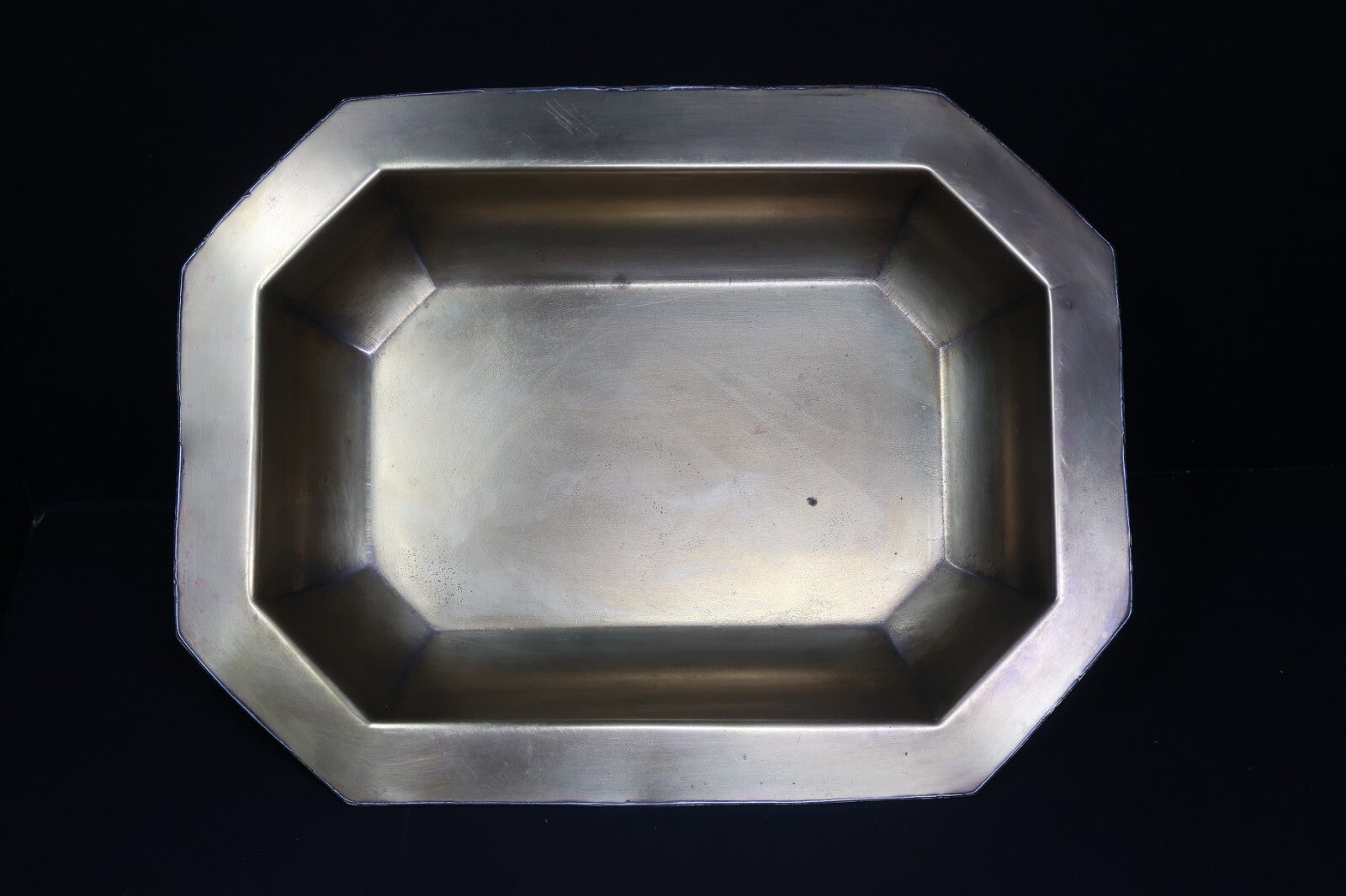 Antique Sheffield Footed Rectangular Relish Dish Trinket L 11" x W 8.5" x H 2"
