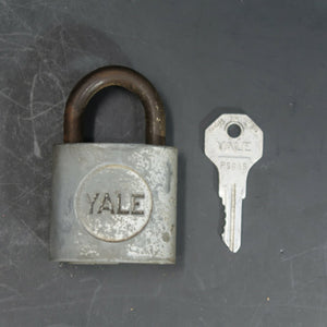 Vintage YALE Padlock With Aluminum Key