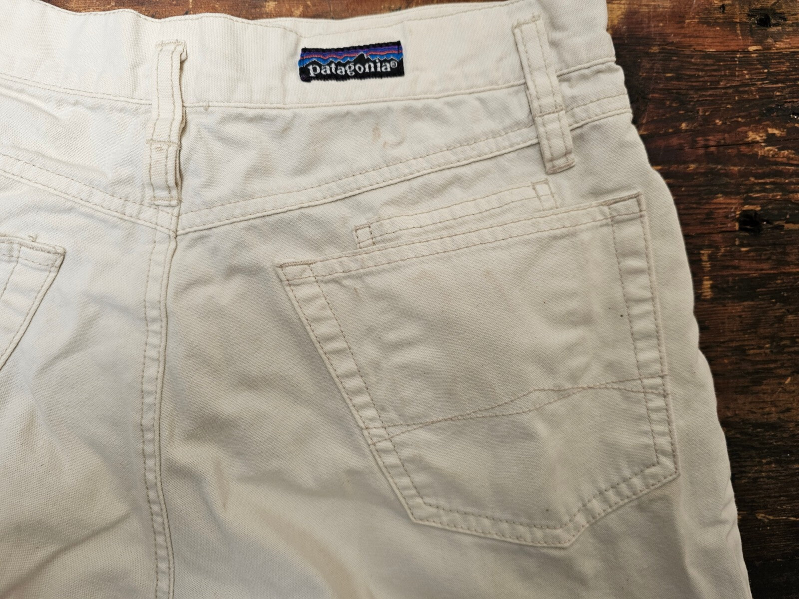 Vintage Patagonia Mens Chino Pants White 29" x 29" (Actual)