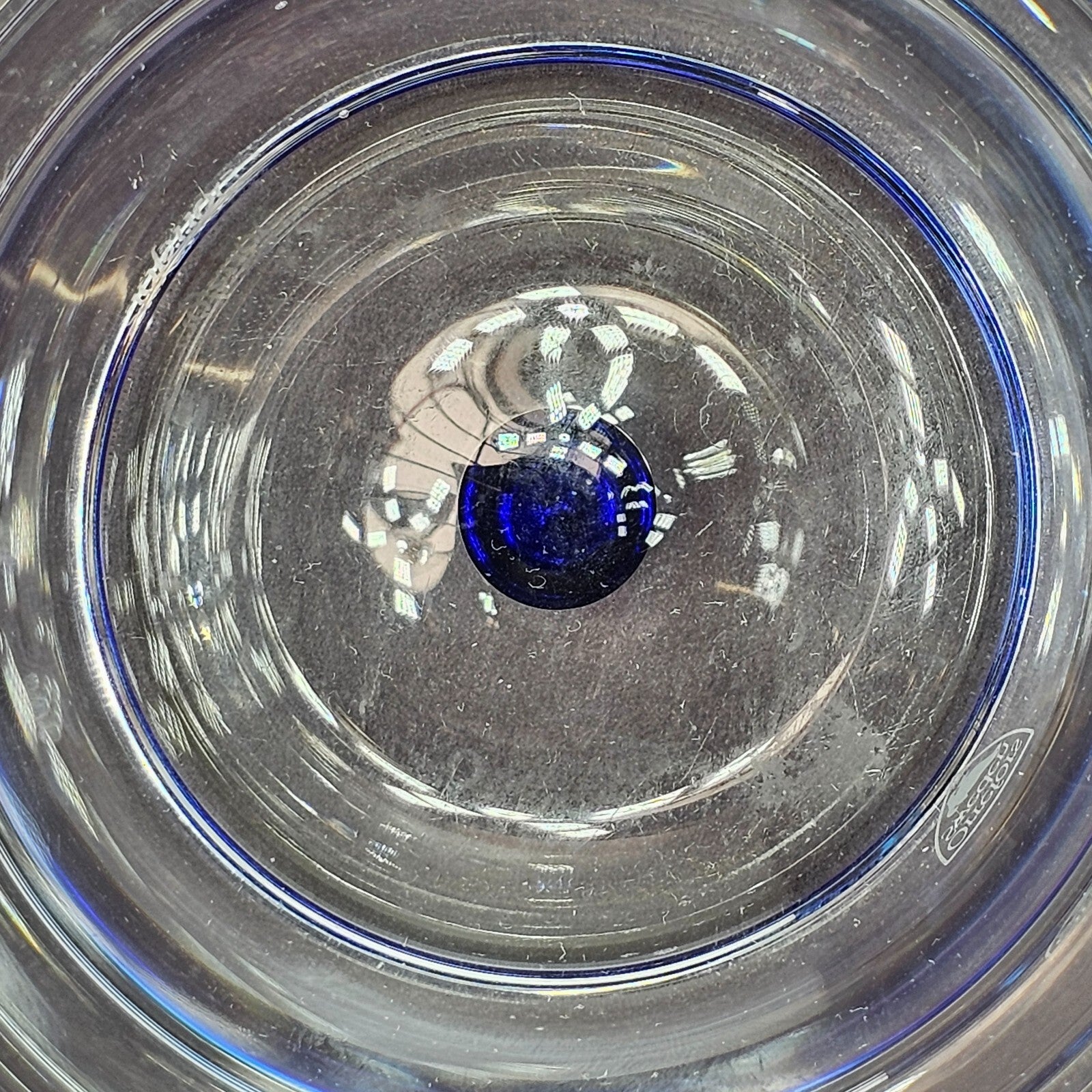 Orrefors Sweden Intermezzo Blue Wine Carafe by Erika Lagerbielke