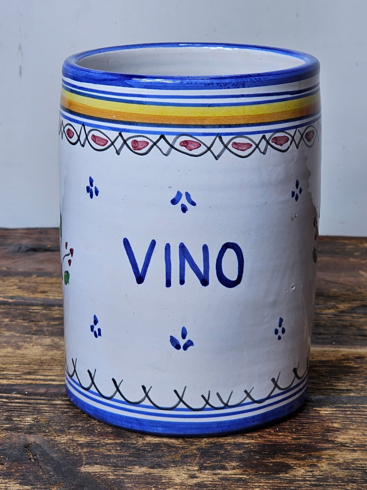 Columbia Restaurant Vino Wine Bottle Holder Crock Made In Spain