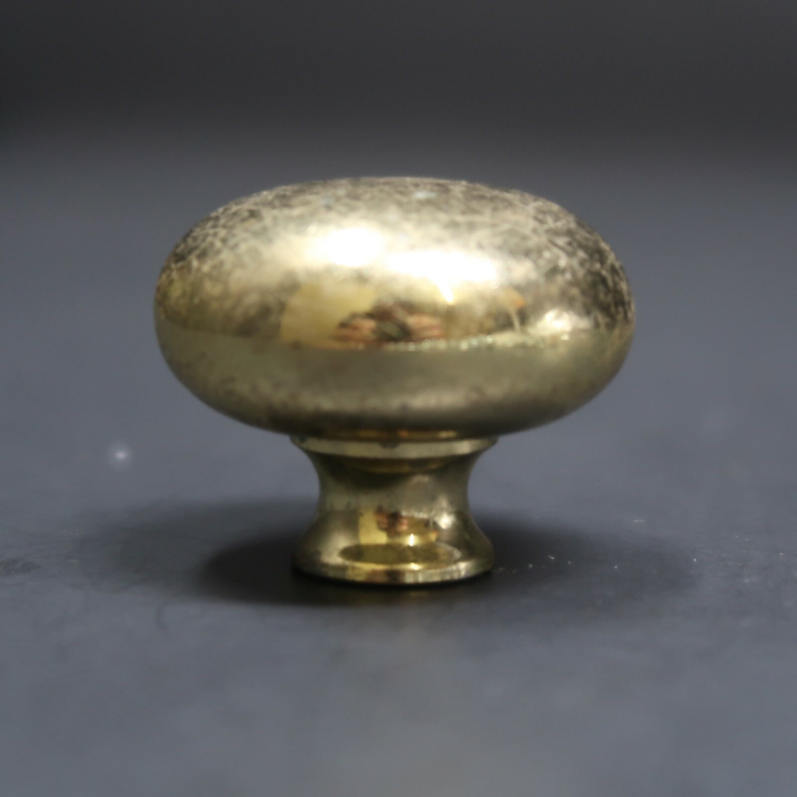 Vintage Brass Round Knob 1.5" x 1.5" x 1.2"