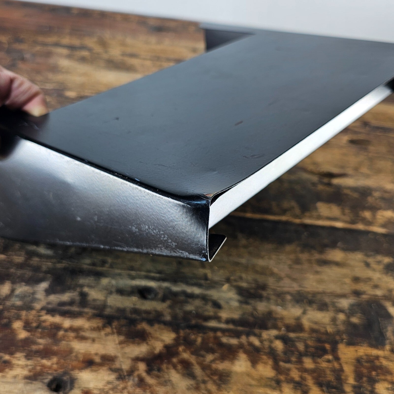Vintage Wall-Mounted Steel File Holder