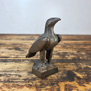 Crown Staffordshire Fine Bone China Eagle Figurine — Bronze-Effect Matte Finish