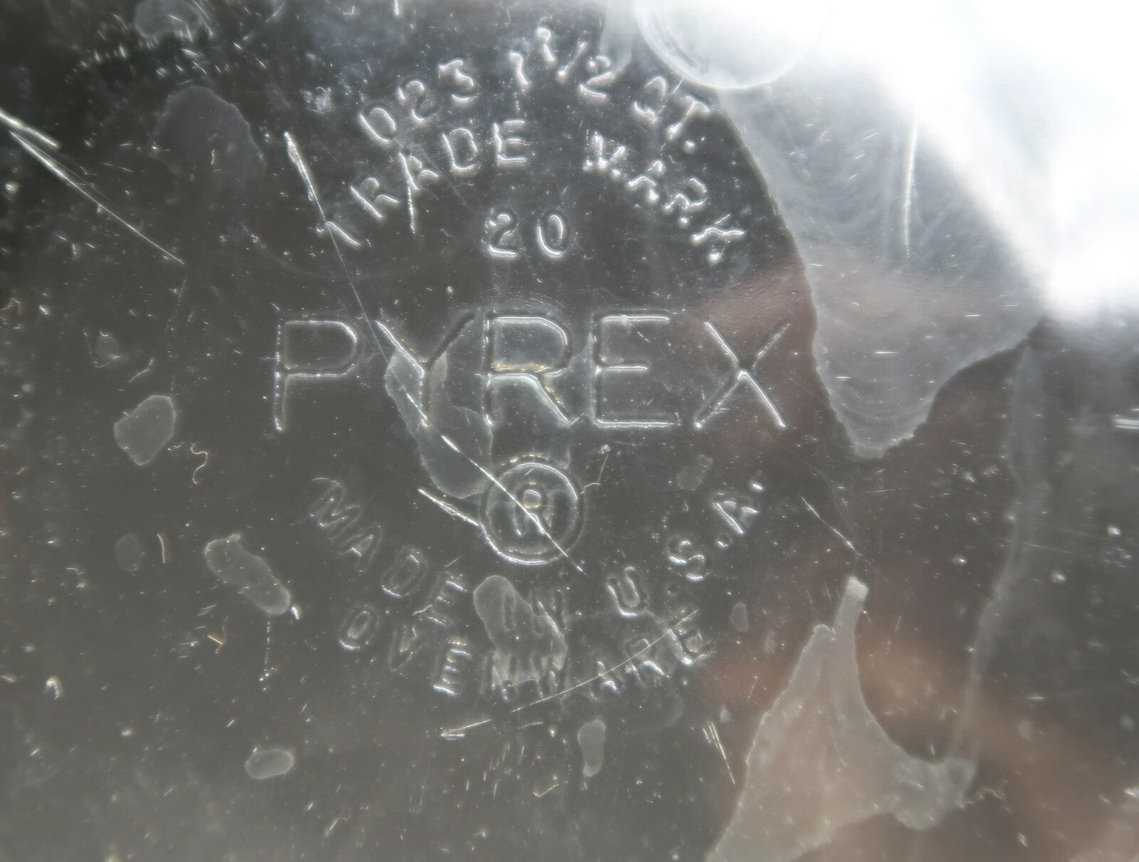 Vintage Hammered Aluminum Casserole Dish + Pyrex 023 1.5 QT Bowl