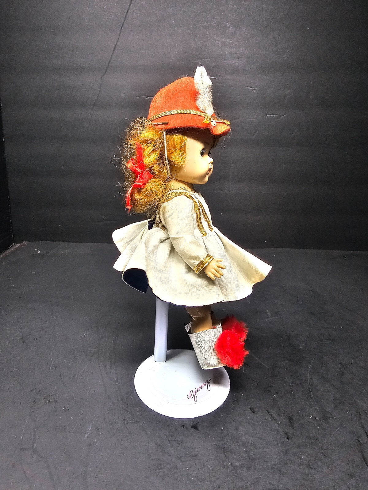 Vintage Vogue 8" Ginny Majorette Bent Knee Leg Walker Doll 1950’s