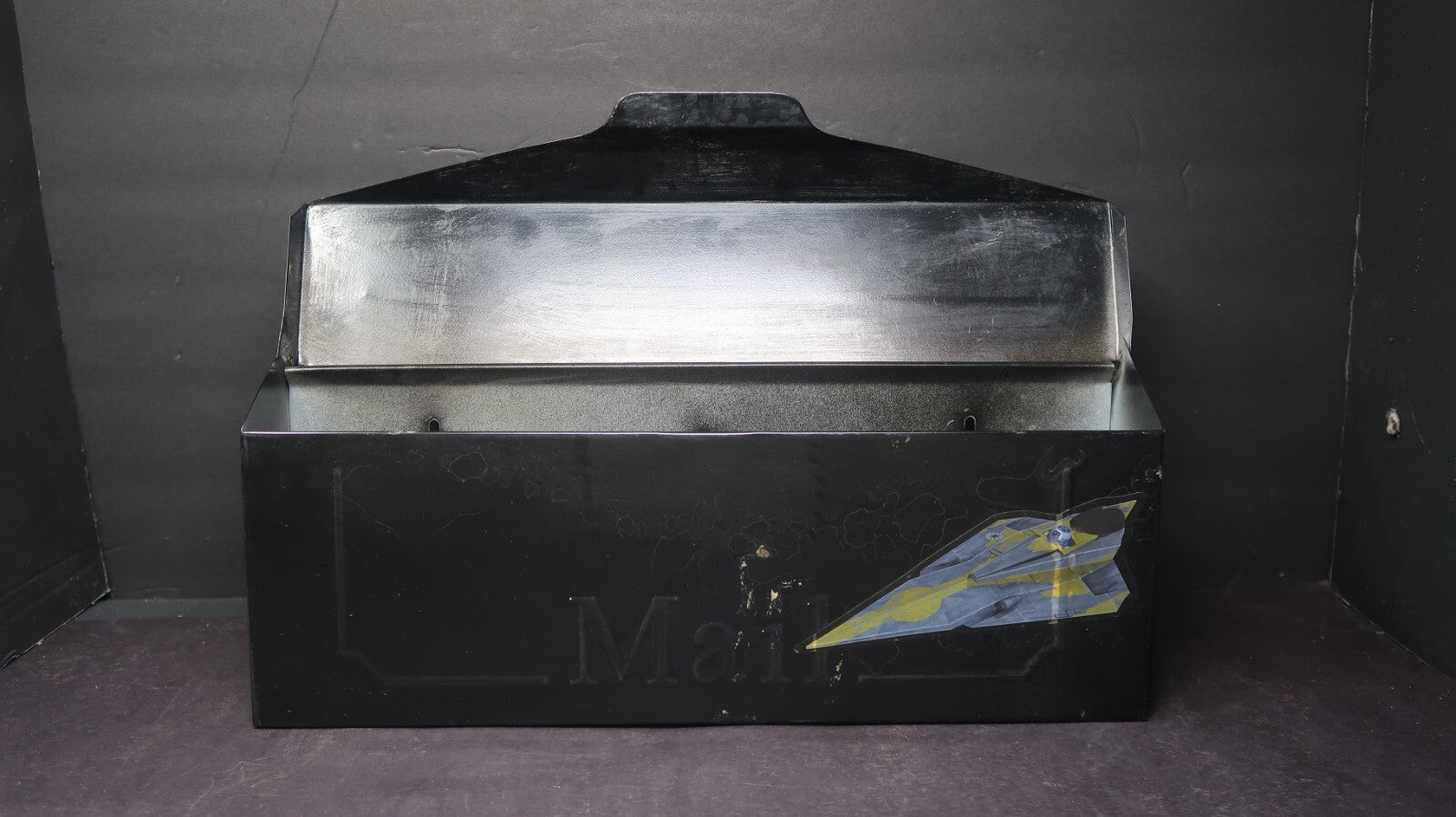Vintage Wall Mounted Mailbox Flip Top 6.5" H x  15" W x 3.25" D