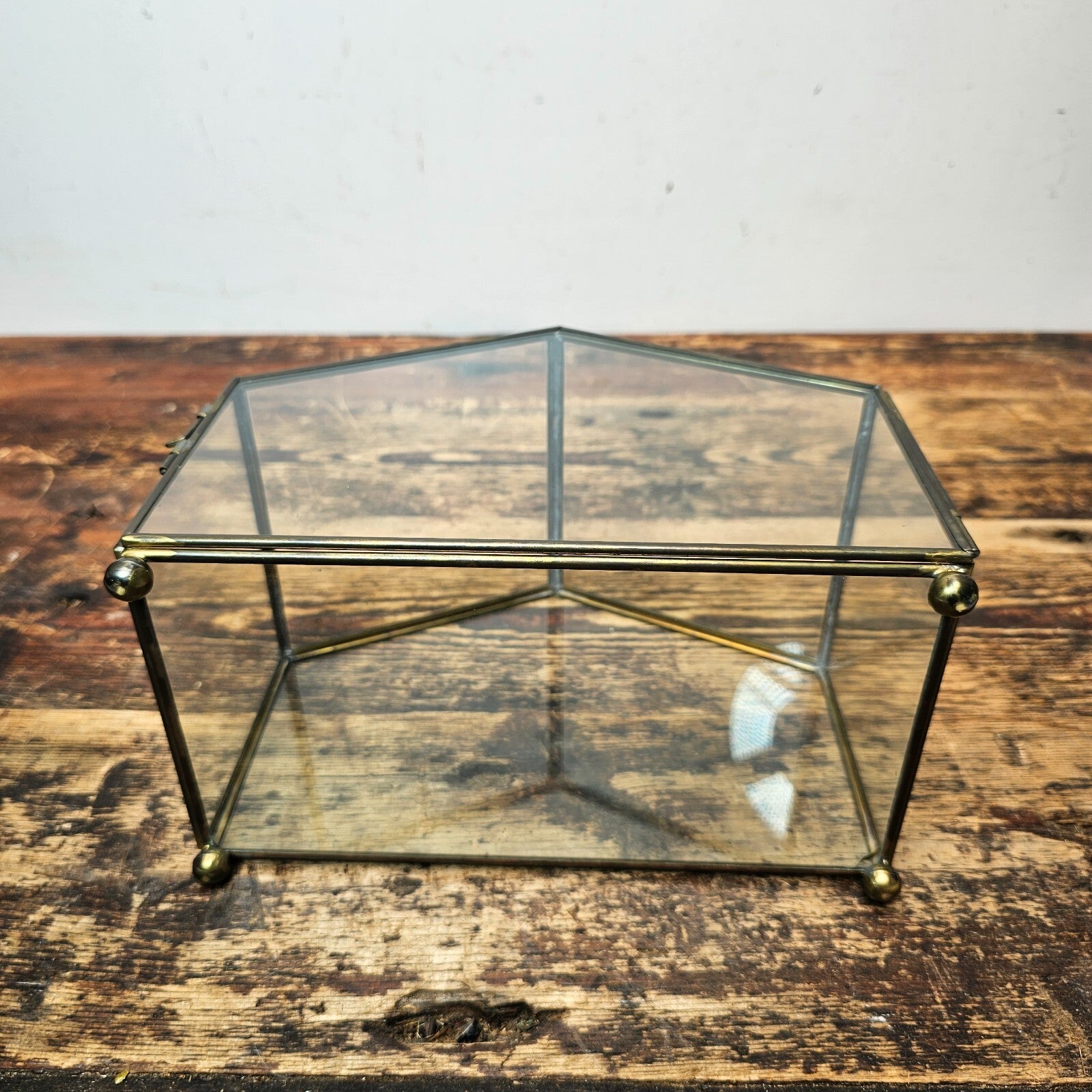 Tonalá Style Mexican Folk Art Nativity Set with Glass House