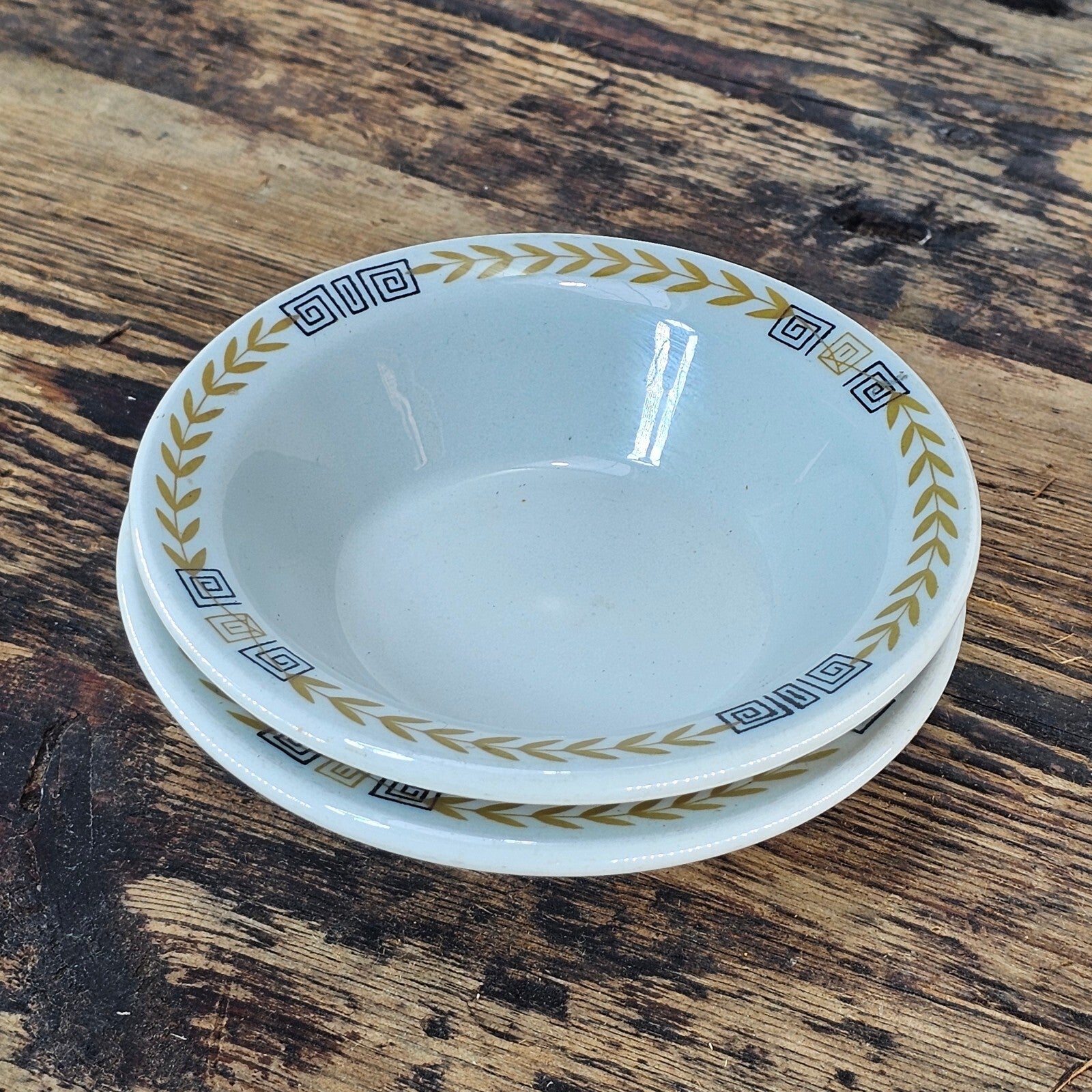 Set of 2 Vintage Shenango China K-38 Dessert Bowl 4.75" x 1.5"