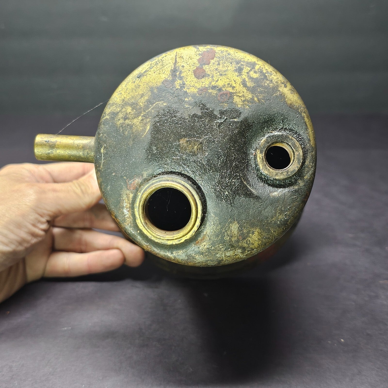 Vintage Dunlap Brass Blow Torch Model with Bakelite Handle (Sold As Parts)