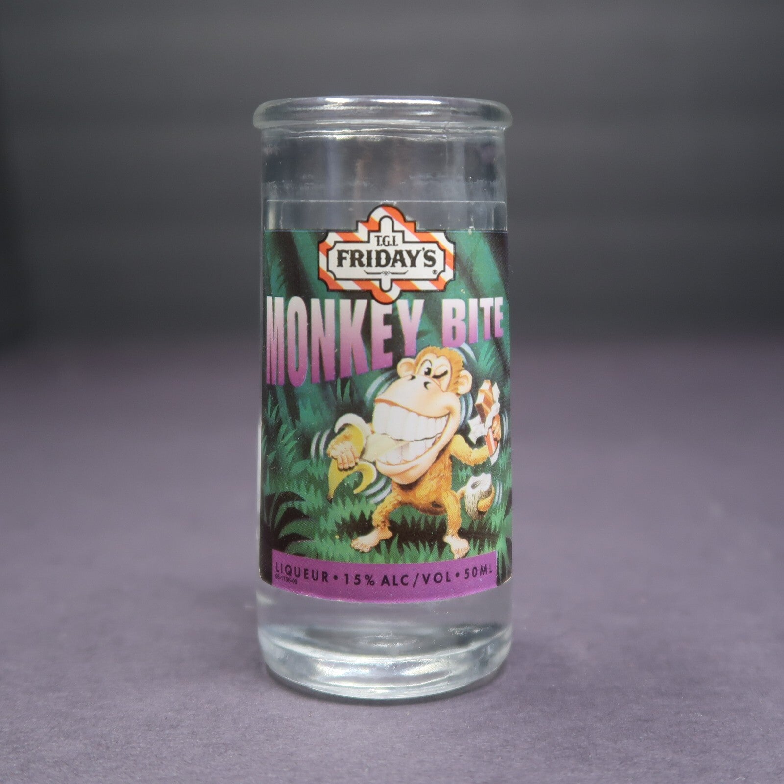 TGI Fridays Monkey Bite Shot Glass H 3.6"