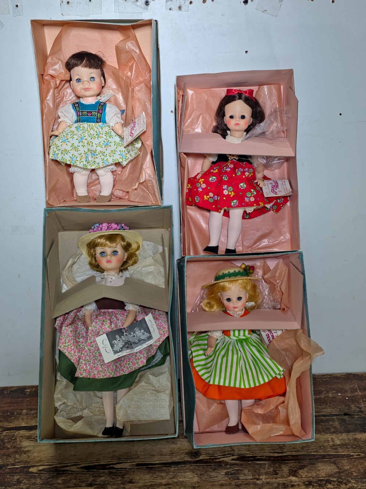 Madame Alexander Sound of Music Dolls Set of 4 Maria Liesl Brigitta Marta 1970s