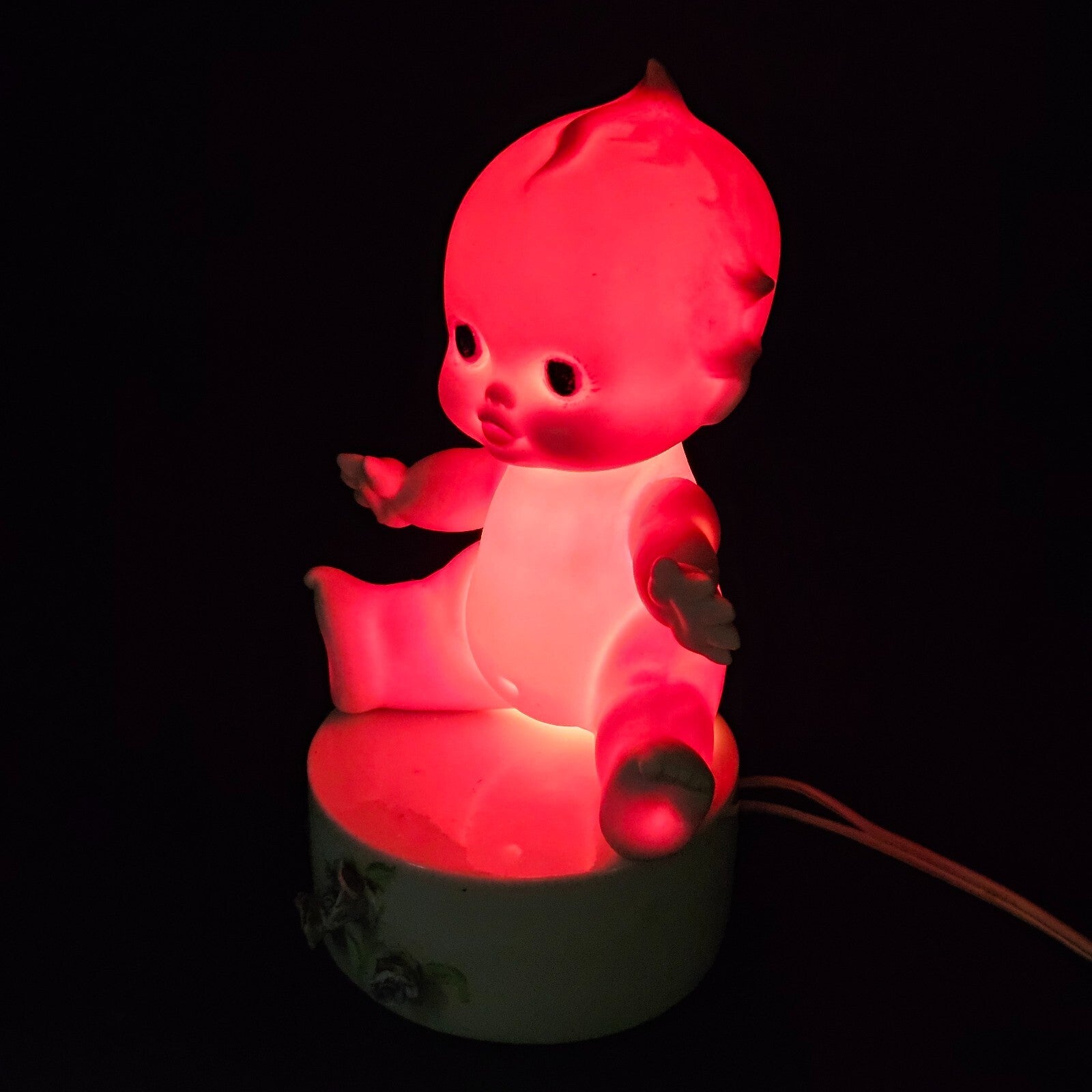 Vintage Kewpie Baby Doll Bisque Lamp