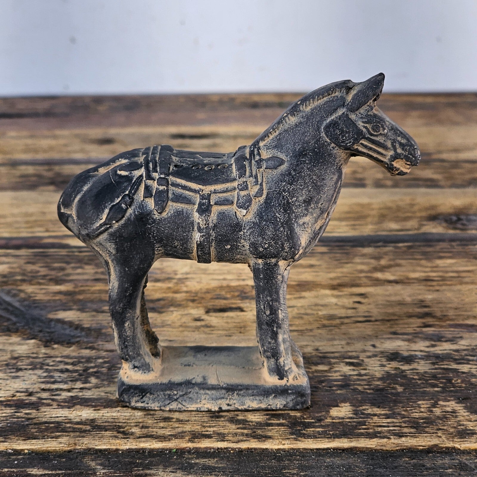 Terracotta Army Horse Replica Statue | Chinese Qin Dynasty Warrior Horse 4"