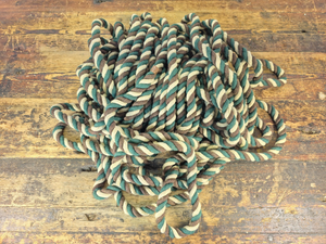 Ravenox 0.5" x 84' Twisted Cotton Rope | 3-Strand Made in USA Multi-Color Coil