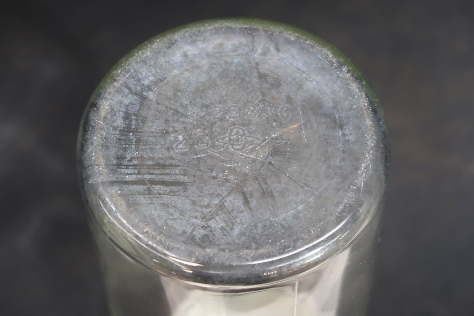 Vintage Canning Jar With Zinc Lid 3.75" x 7.5"