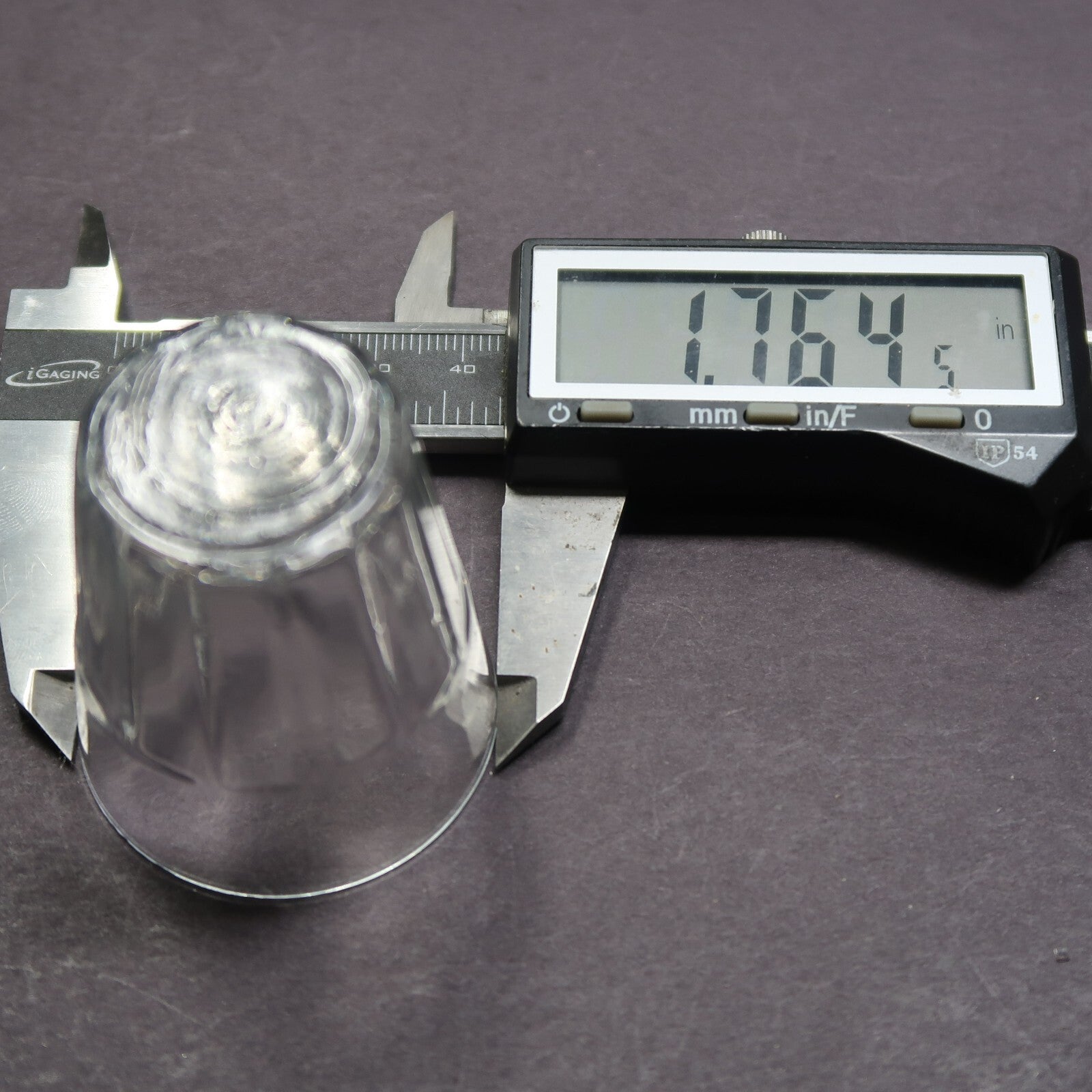 Miniature Soda Glass Style Shot Glass H 2"