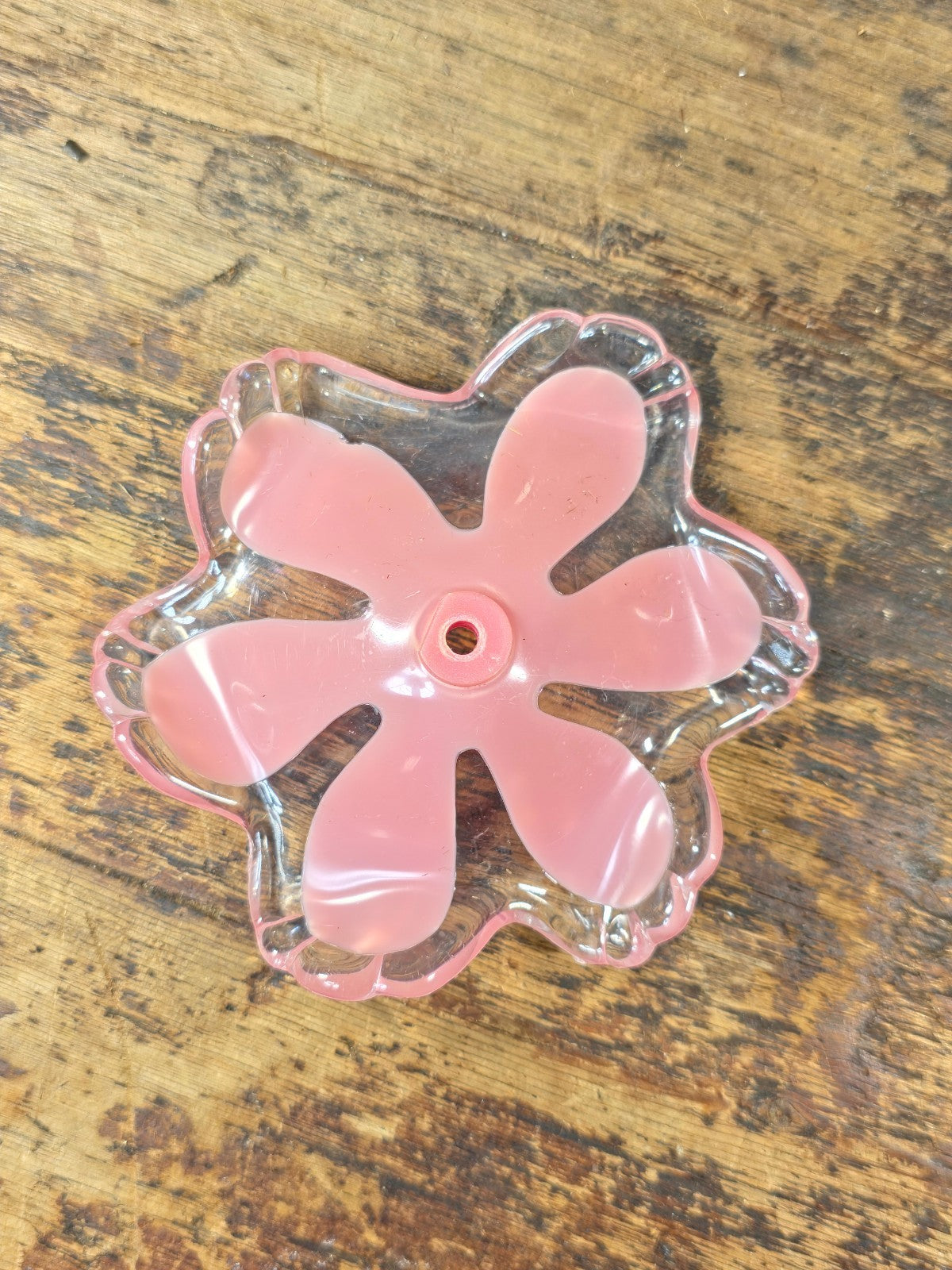 Vintage Pink Plastic Lamp Shade Inserts – Lot of 18