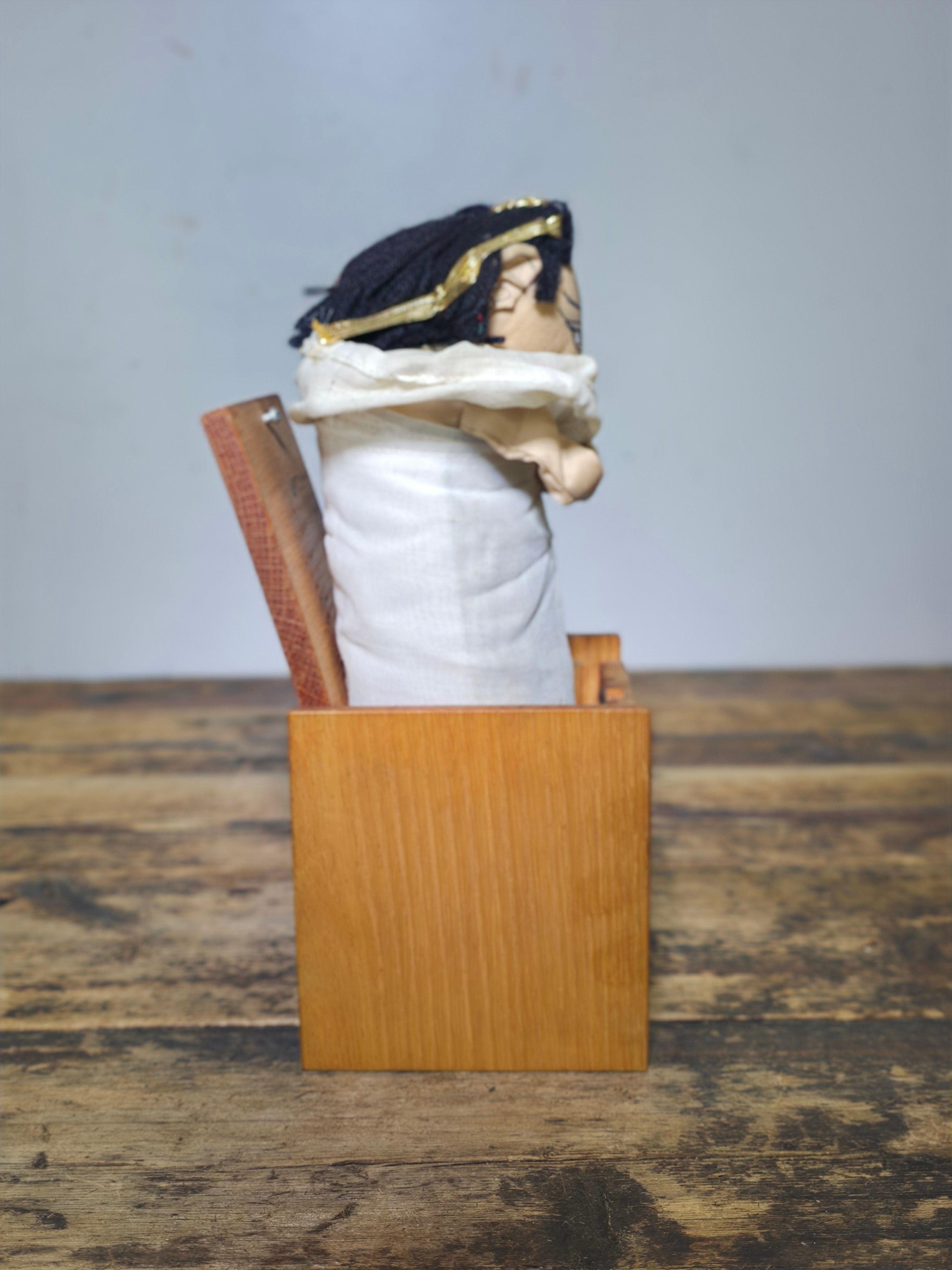 Vintage 1987 Jax of Maine Jack-in-the-Box - Handcrafted Folk Art (As-Is)