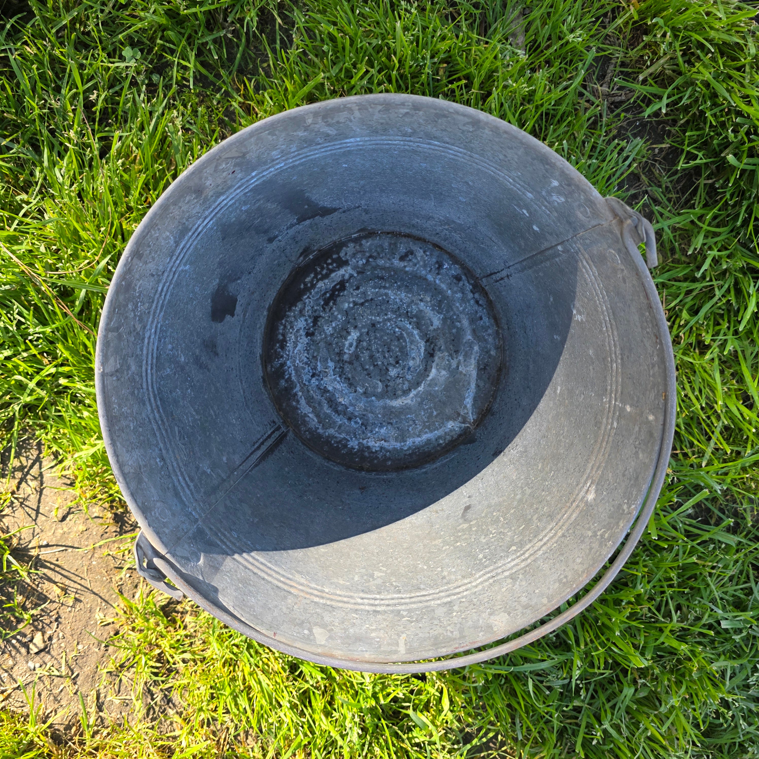 Vintage BOYCO Galvanized Metal Utility Bucket - 3 Gallon - USS 14