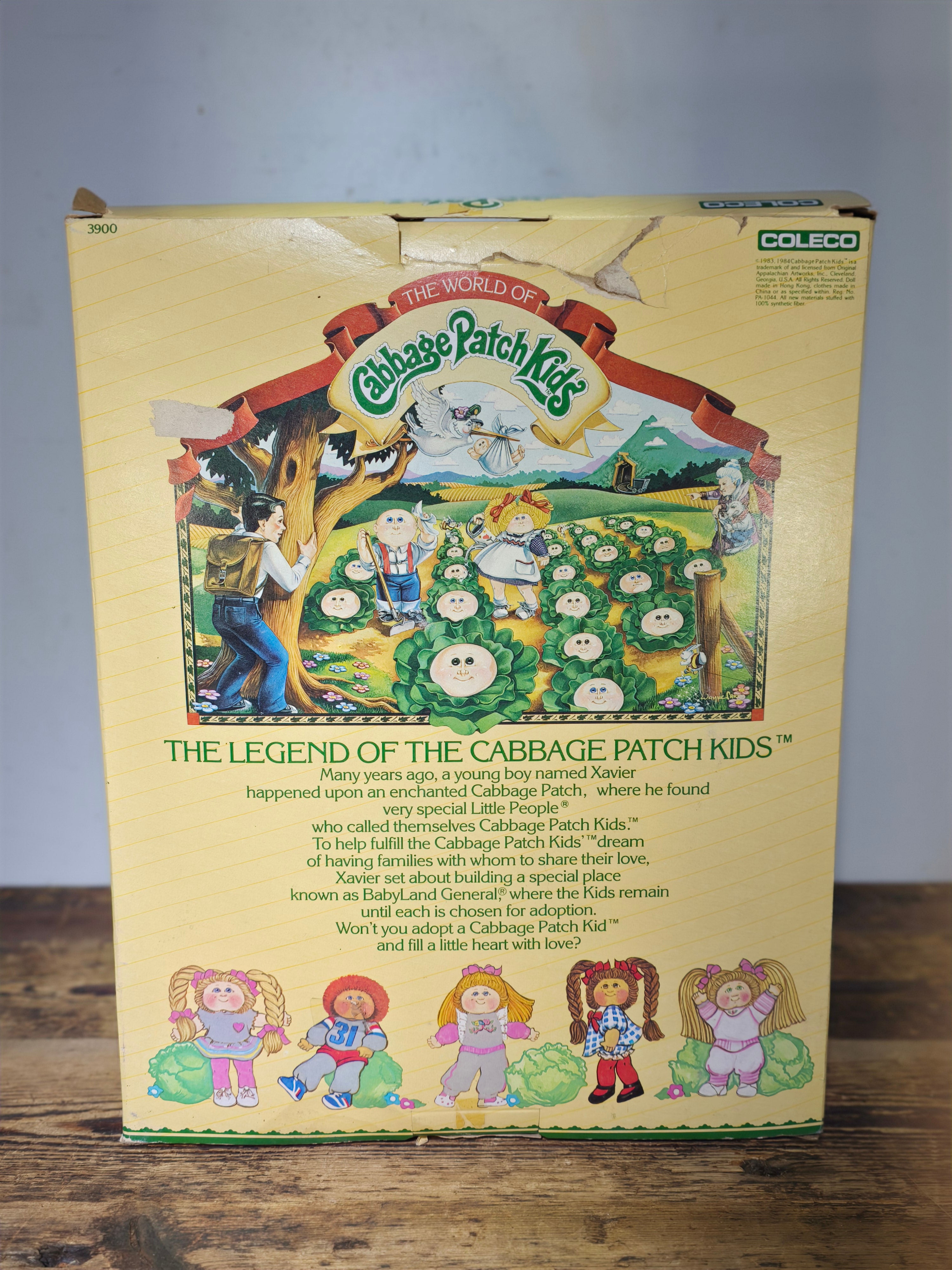 Vintage 1984 Cabbage Patch Kids Doll - MARY FAE in Original Box