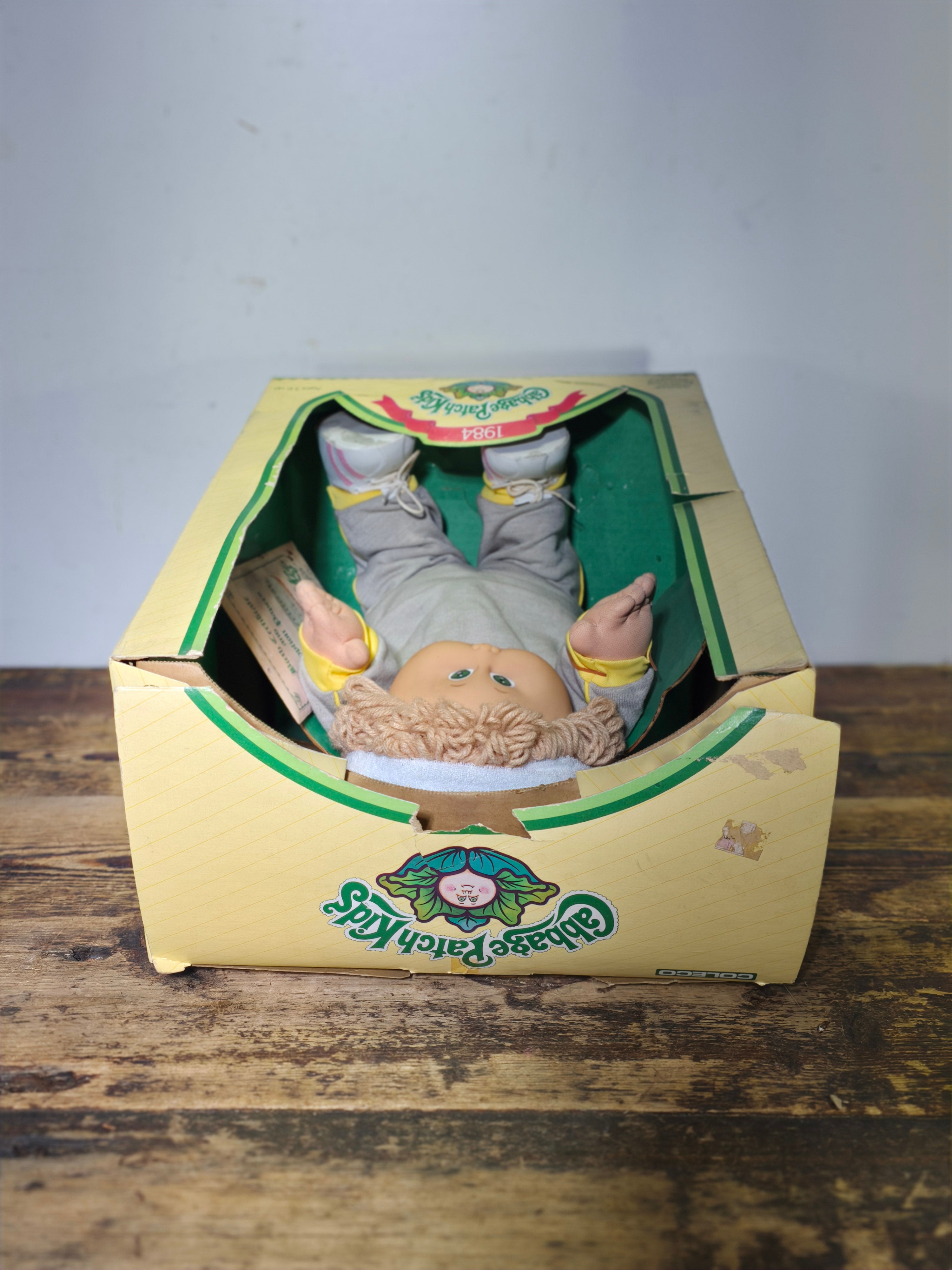 Vintage 1984 Cabbage Patch Kids Doll - MARY FAE in Original Box