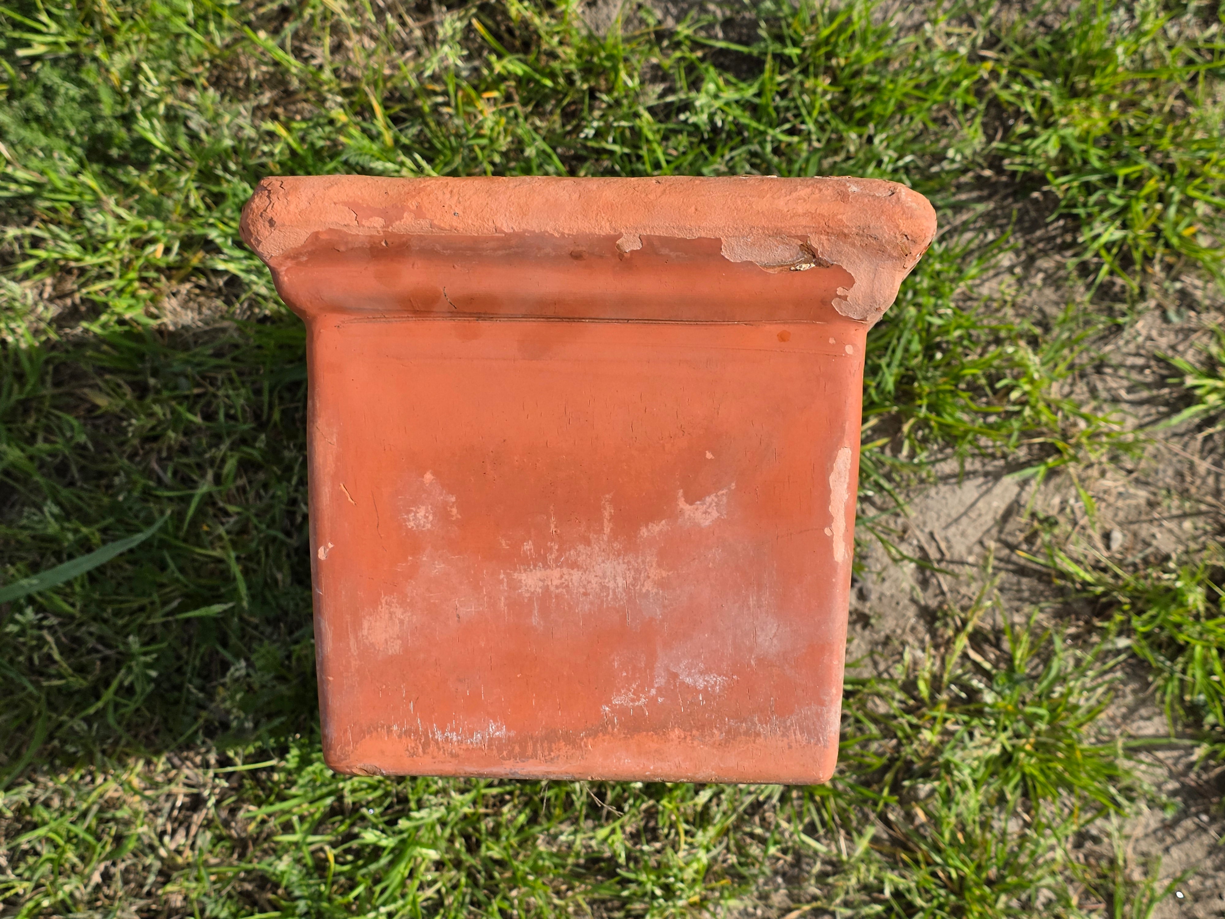 Vintage Thomas Ceramics Inc. Rectangular Terracotta Garden Planter