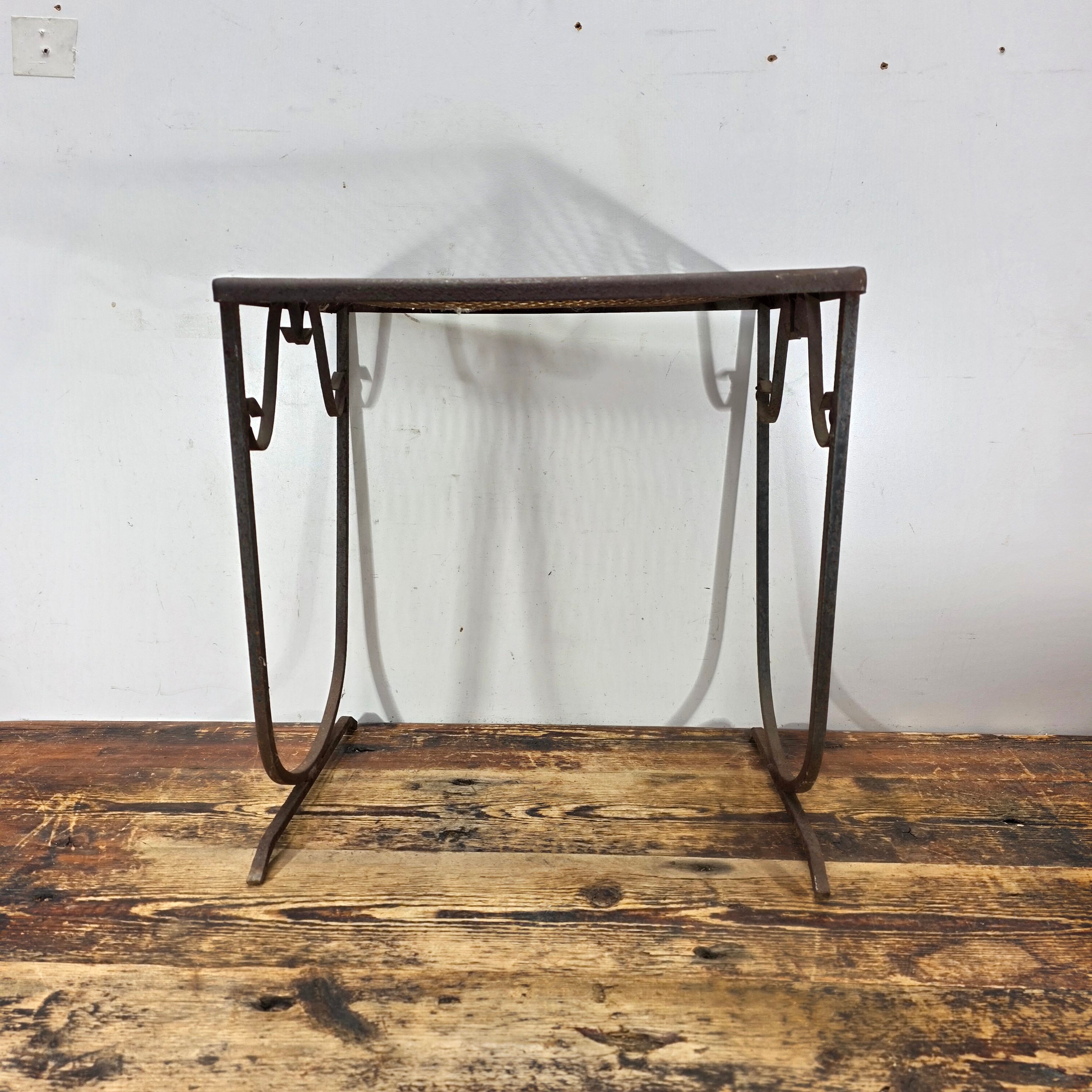 Mid-Century Modern Iron Plant Stand - In the Manner of John Salterini