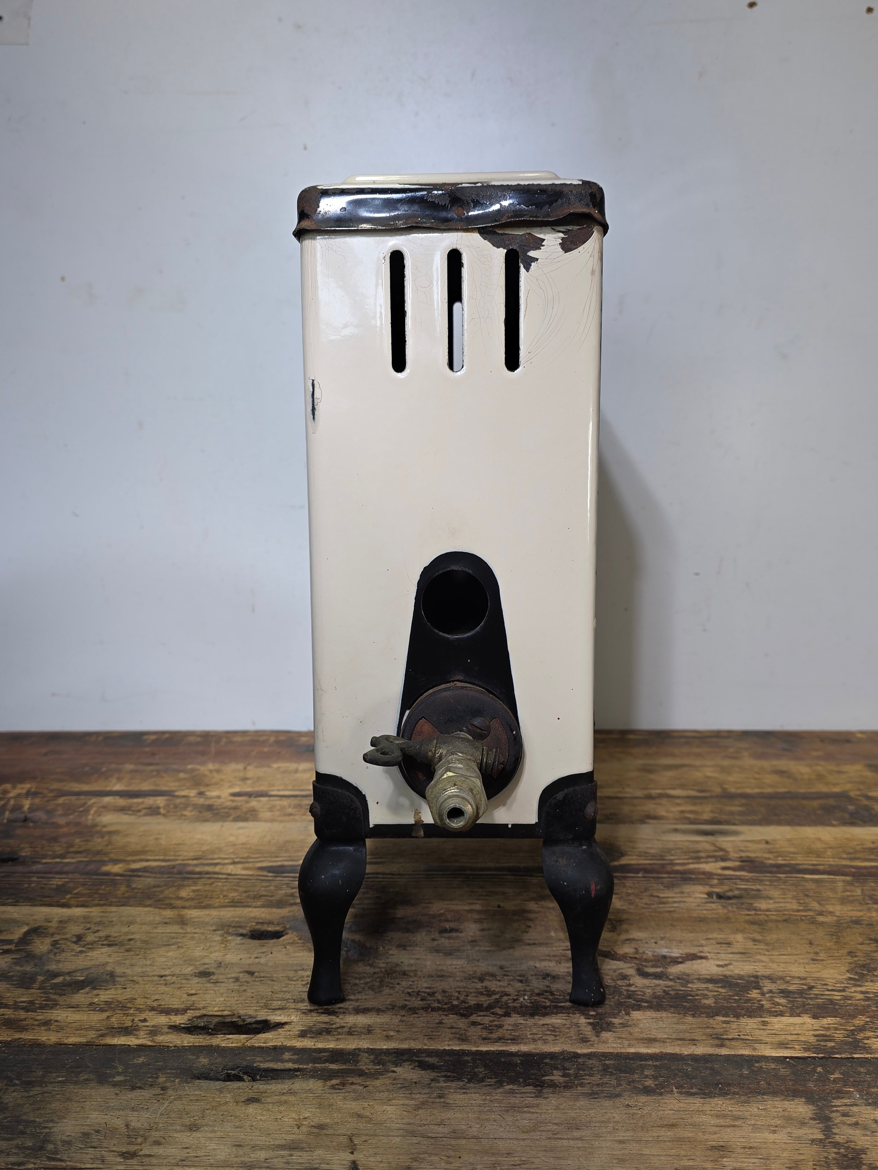 1930s Vintage O'Keefe & Merritt Gas Heater - Industrial Streamline Design