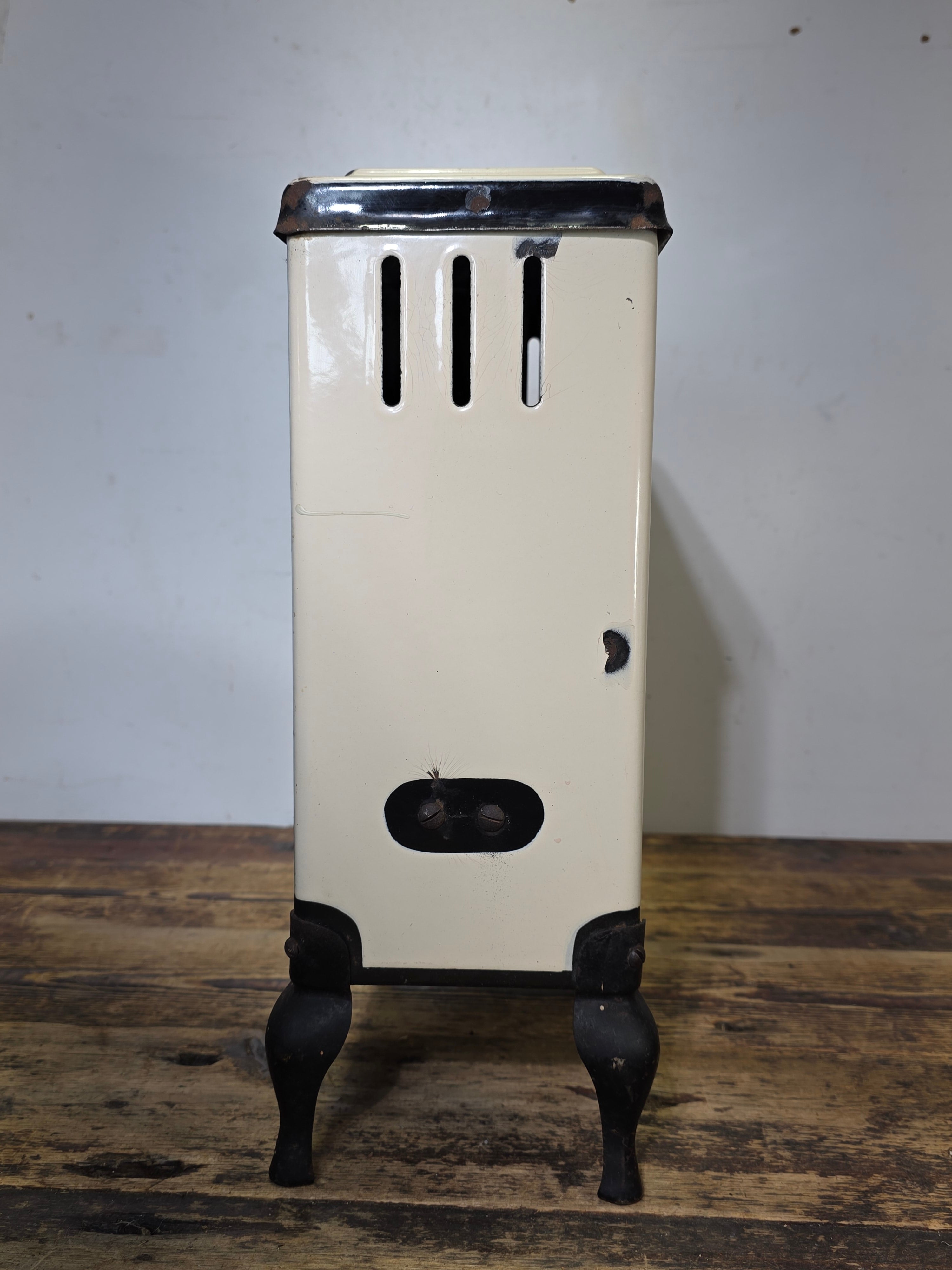 1930s Vintage O'Keefe & Merritt Gas Heater - Industrial Streamline Design