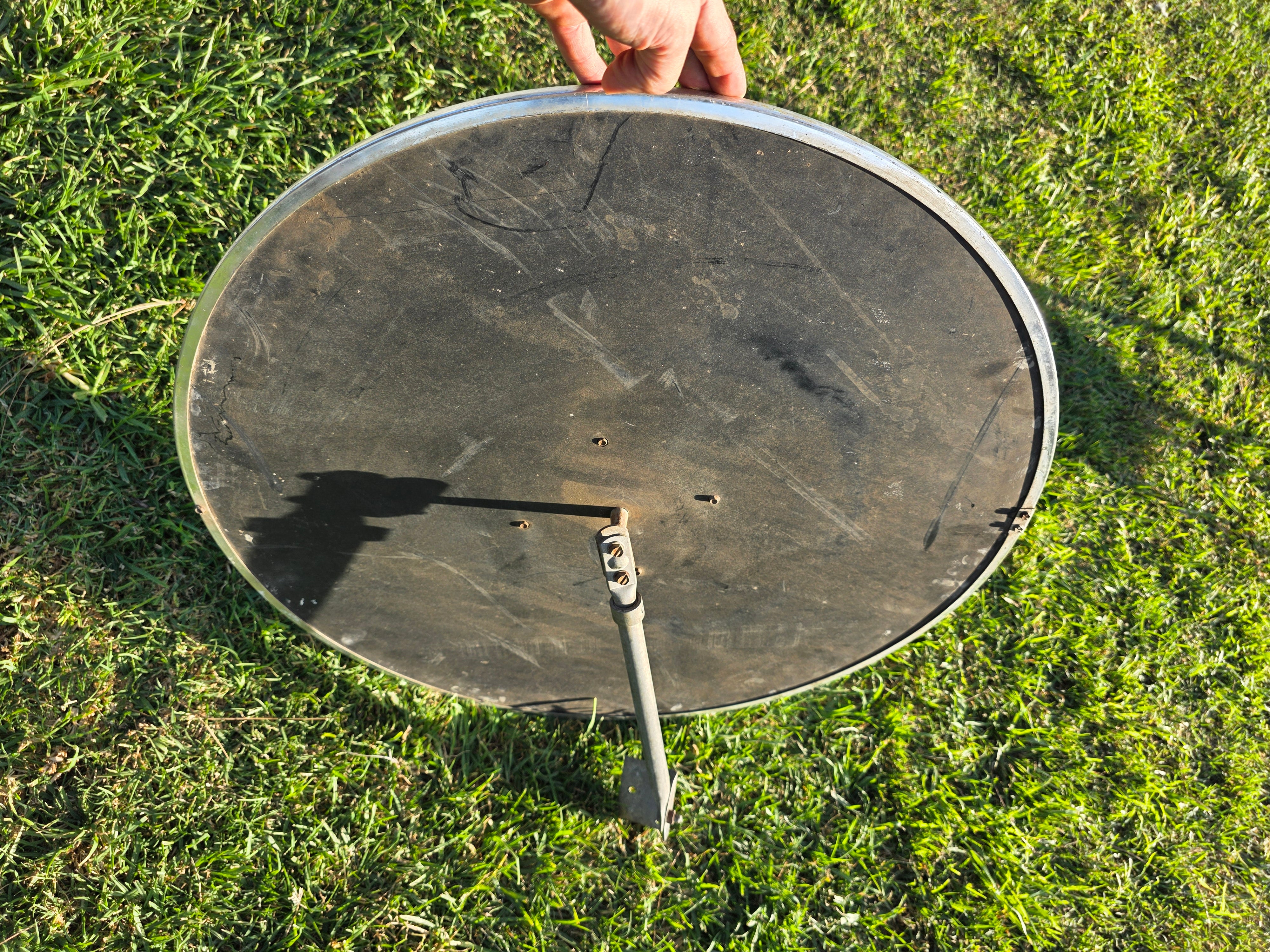 Vintage 26" Convex Security Mirror - Industrial Wide Angle Safety Dome