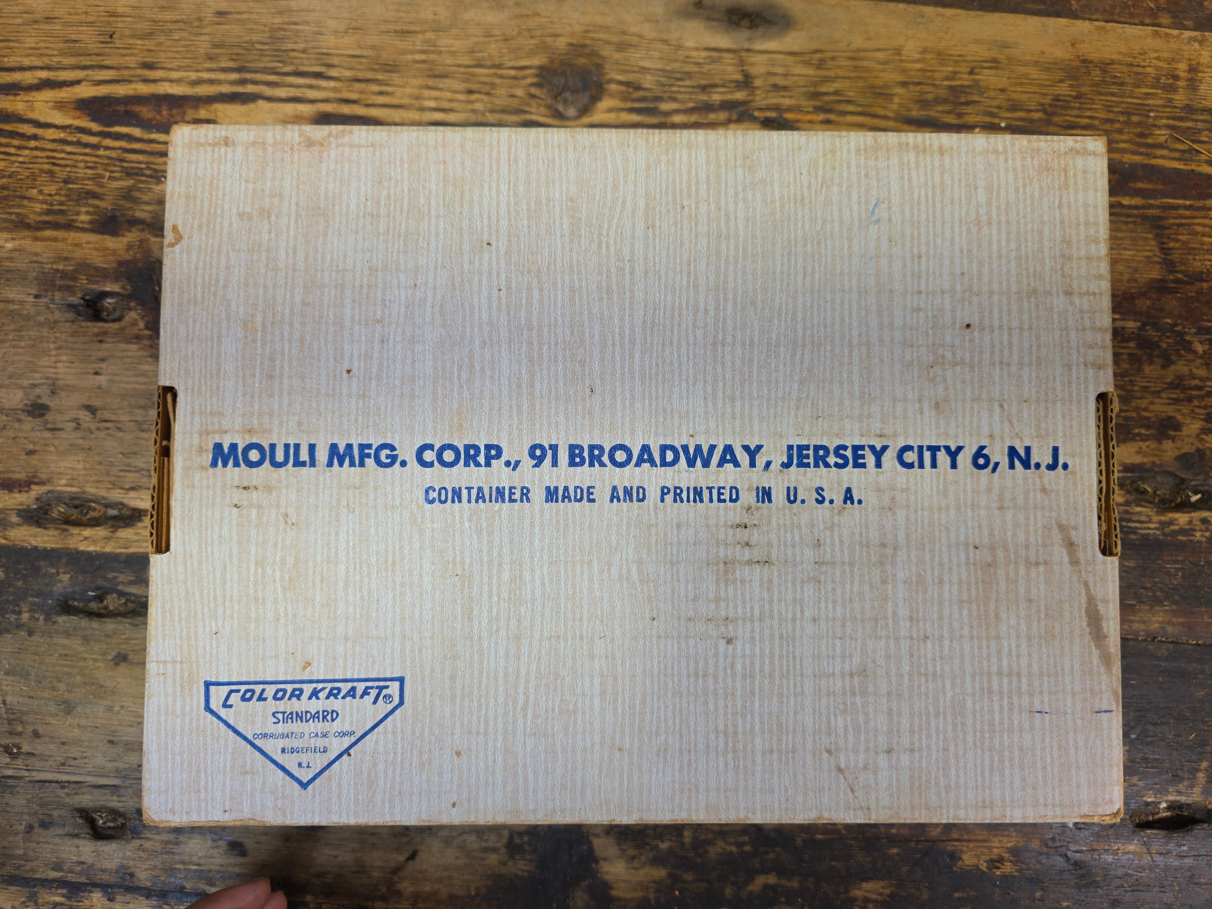 Vintage Mouli Salad Maker in Original Box w/ 5 Discs & Circle Guides
