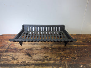 26" Heavy-Duty Cast Iron Tapered Fireplace Log Grate