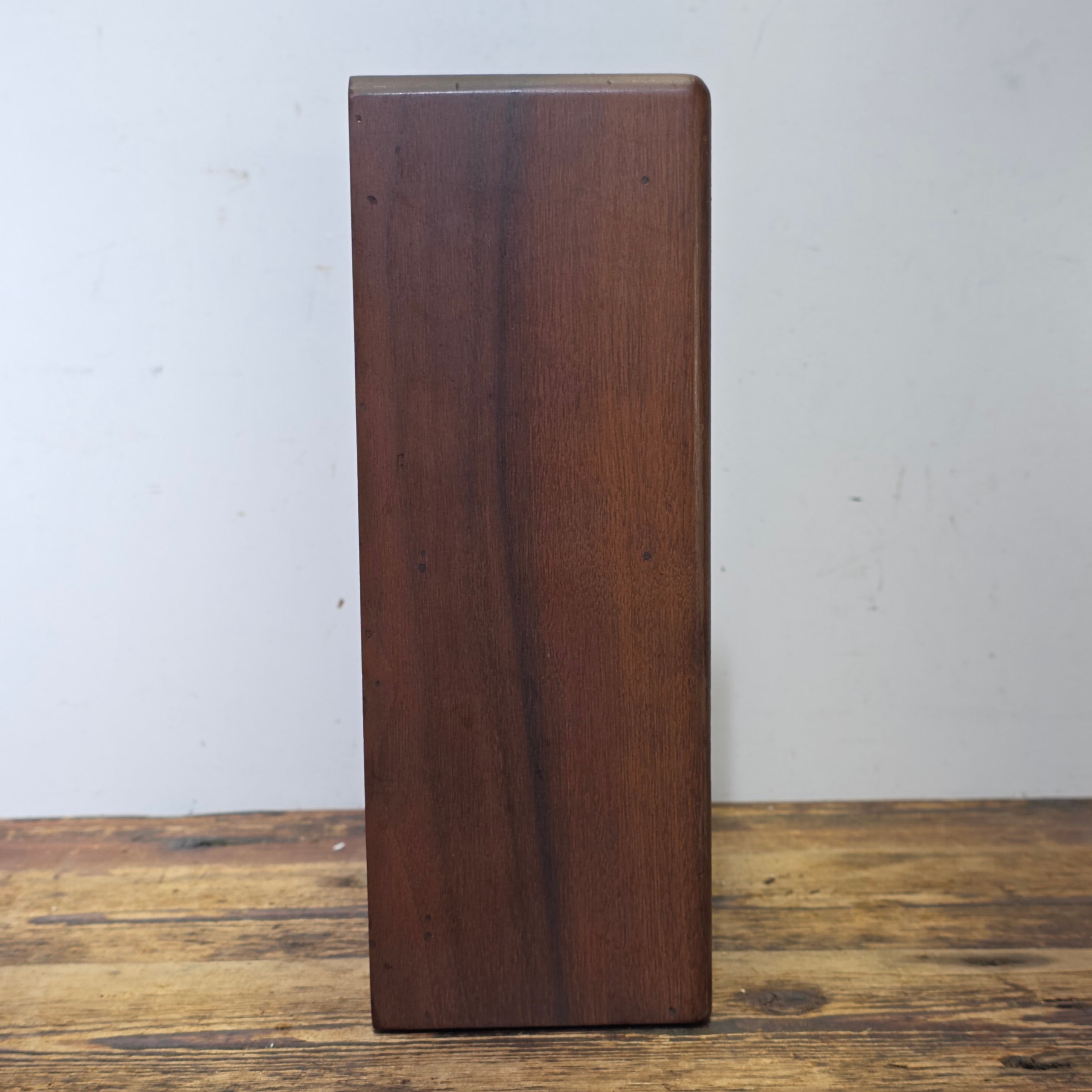 Mid-Century Modern Walnut Wall-Mounted Document Organizer