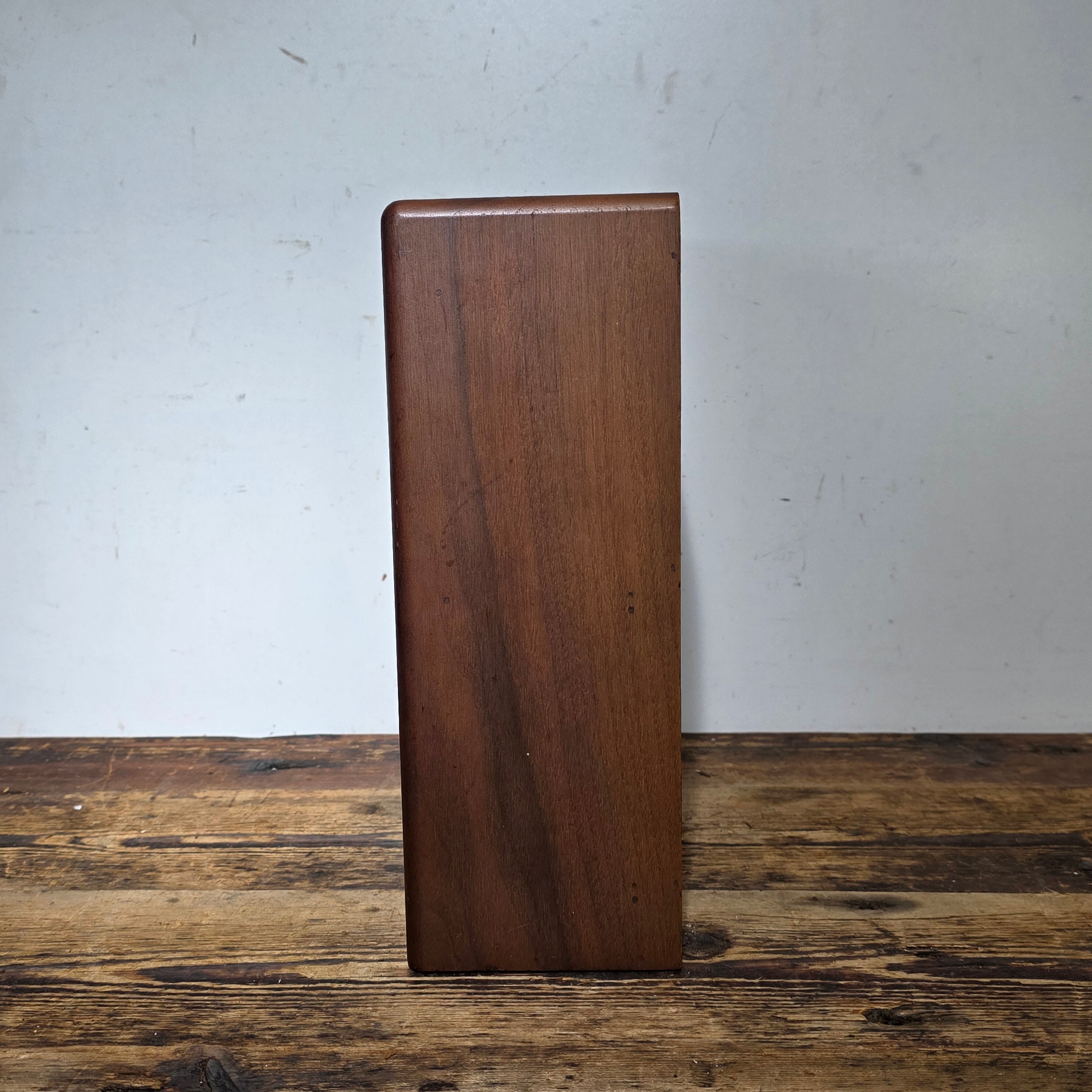 Mid-Century Modern Walnut Wall-Mounted Document Organizer