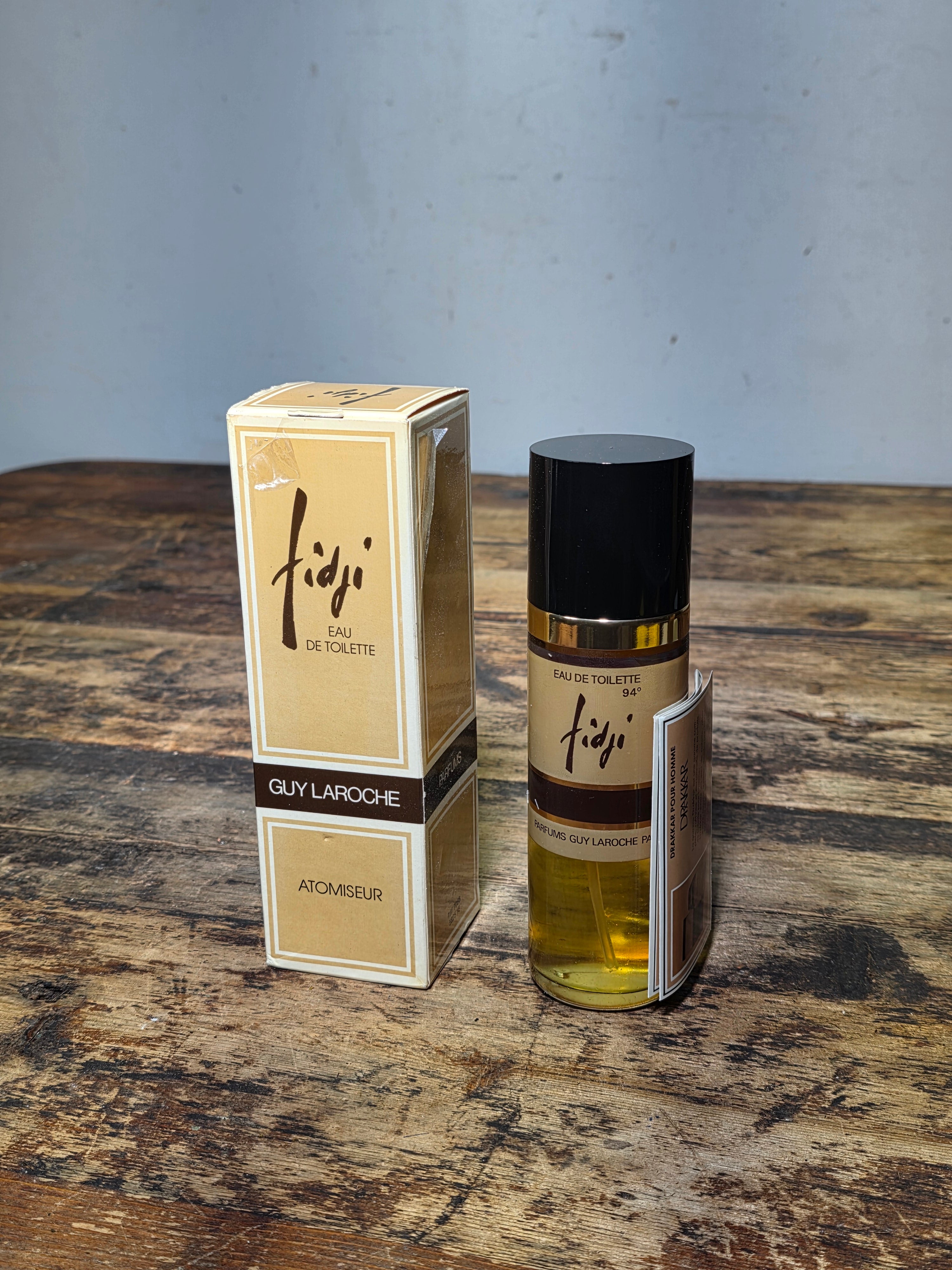 Vintage Guy Laroche Fidji Eau de Toilette Atomizer 4.5oz 128g with Box