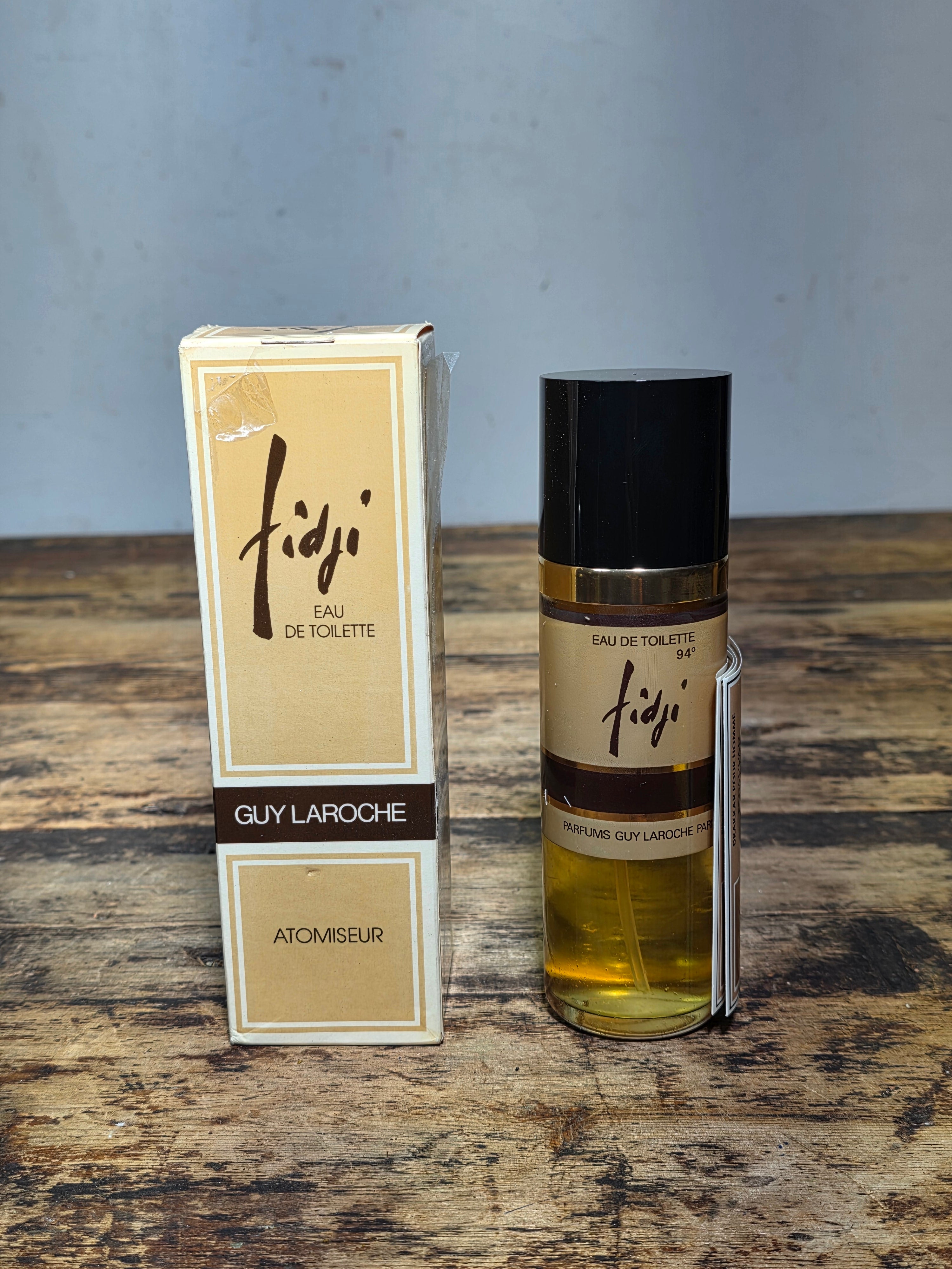 Vintage Guy Laroche Fidji Eau de Toilette Atomizer 4.5oz 128g with Box