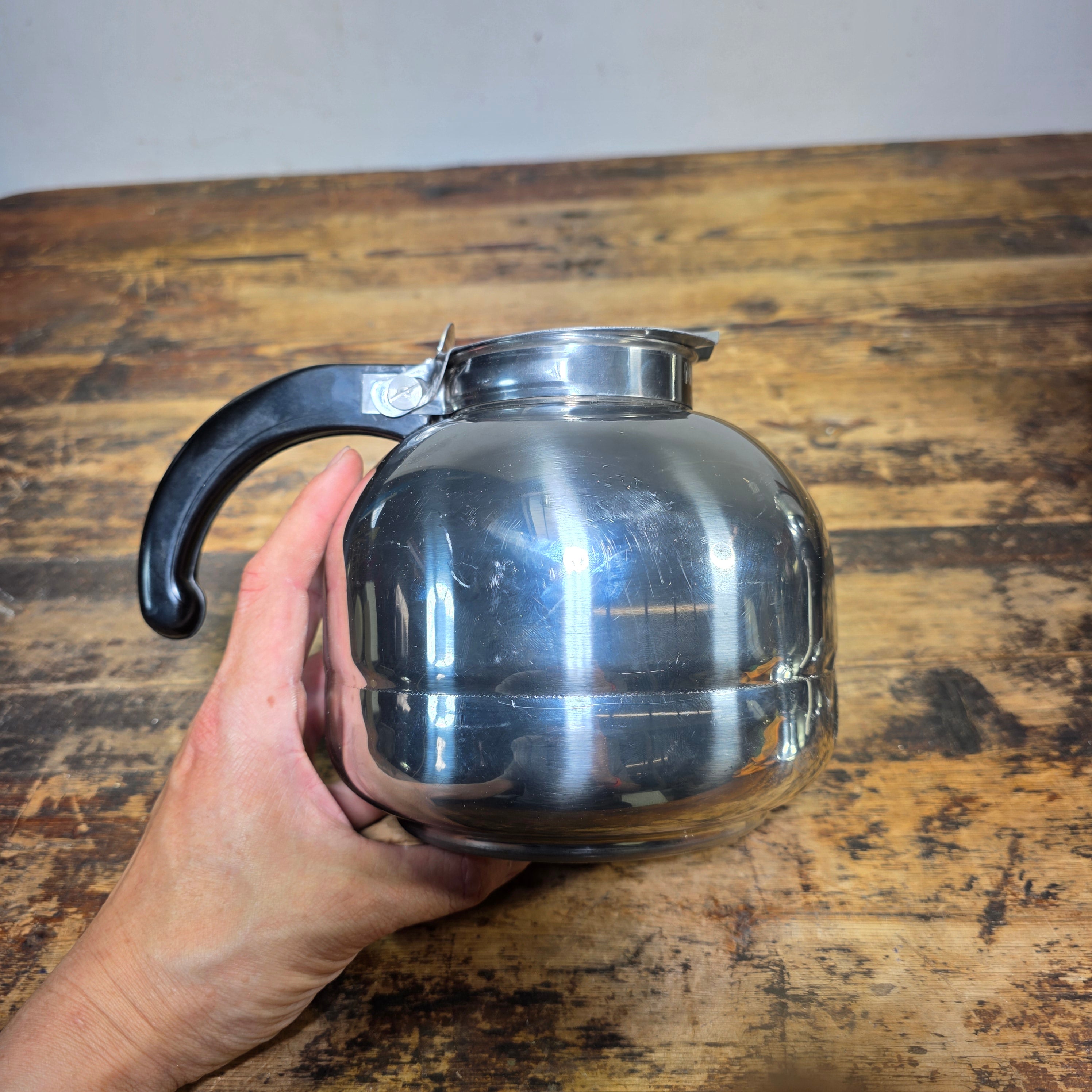 Vintage NICRO Stainless Steel Vacuum Coffee Maker Brewer Chicago MCM 1940s Prop