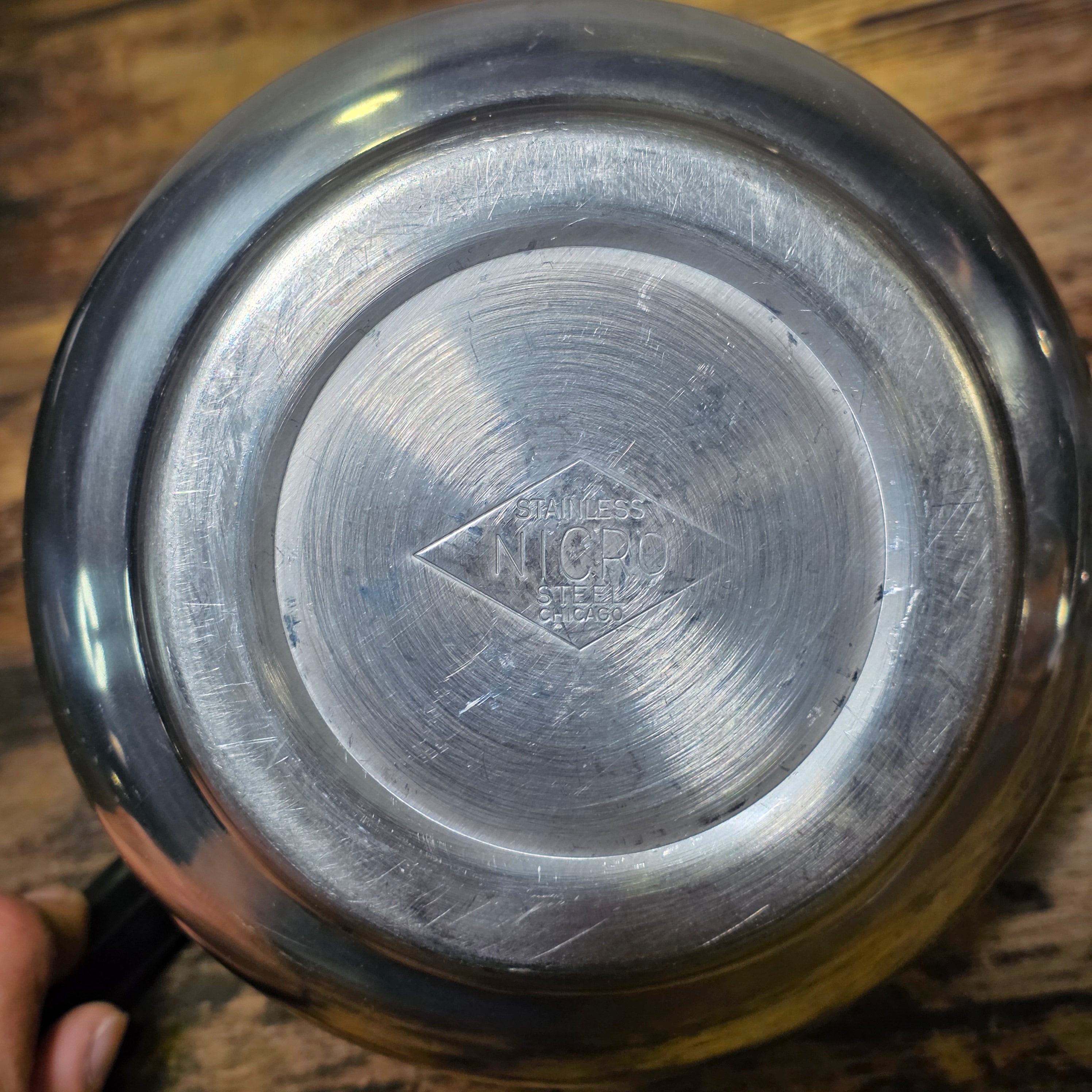 Vintage NICRO Stainless Steel Vacuum Coffee Maker Brewer Chicago MCM 1940s Prop