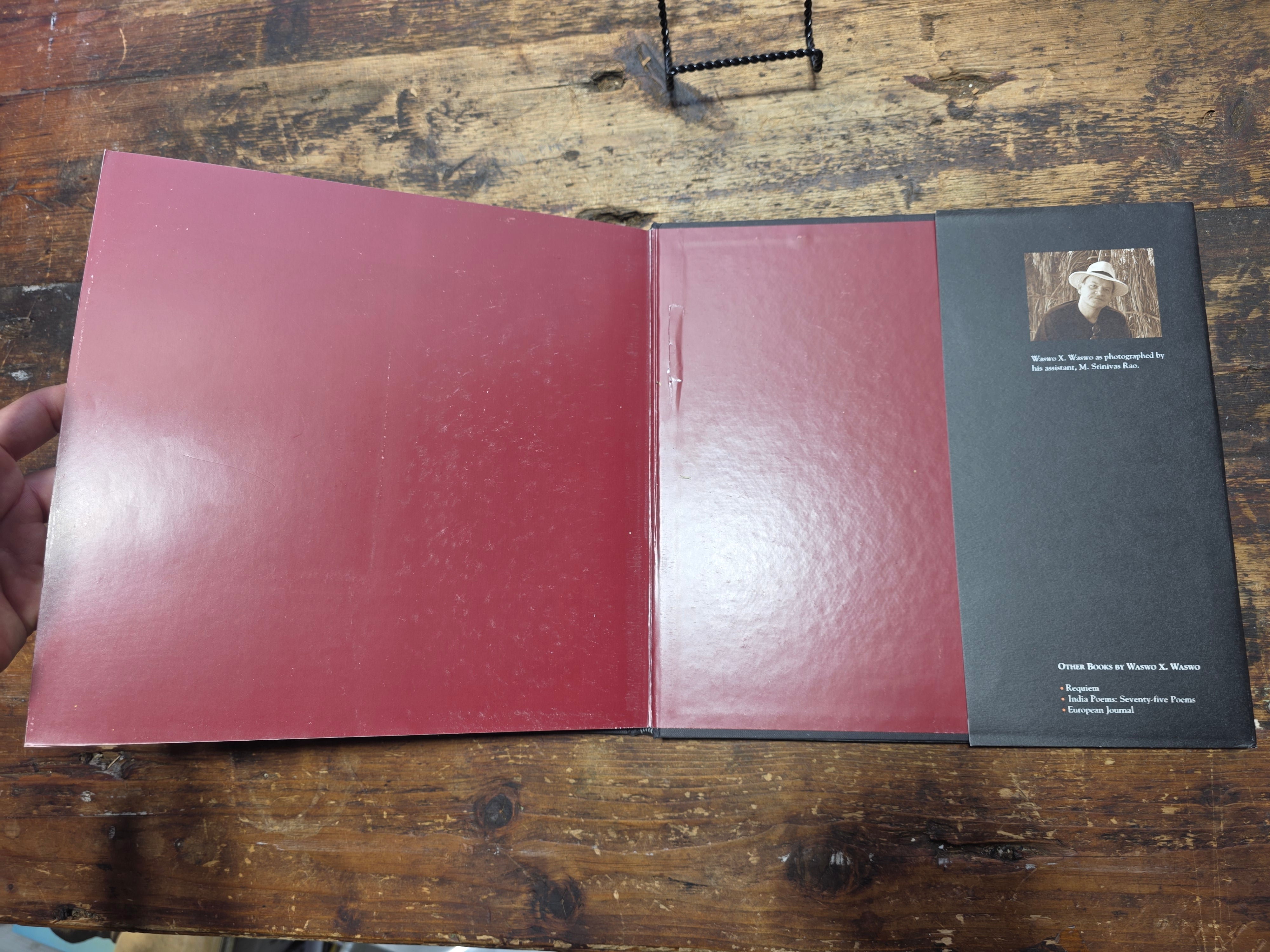 India Poems The Photographs Waswo X Waswo 2006 First Edition Hardcover India Art