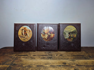 Time Life The Old West 3 Book Set Railroaders Women Scouts Leatherette Hardcover