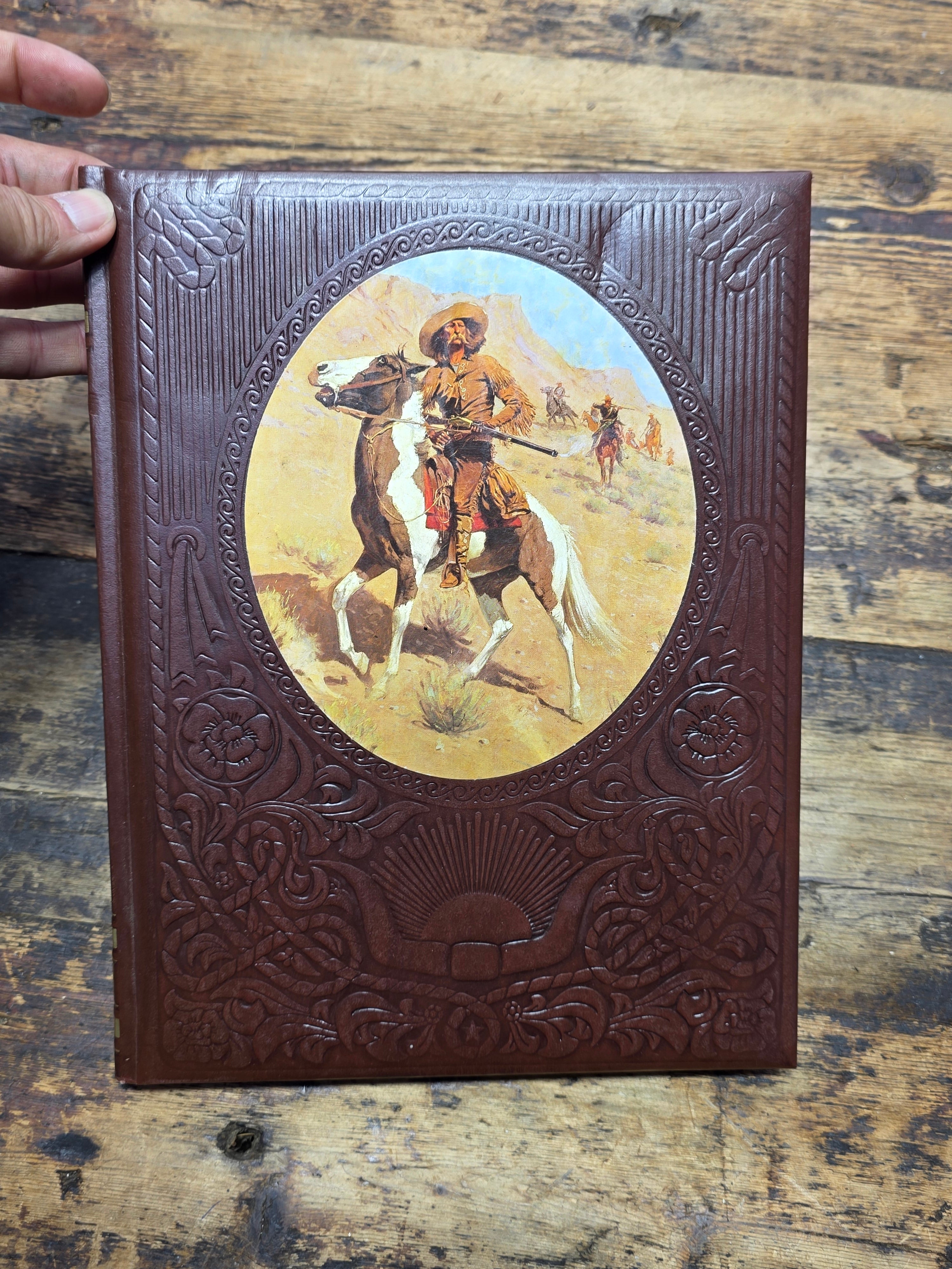 Time Life The Old West 3 Book Set Railroaders Women Scouts Leatherette Hardcover