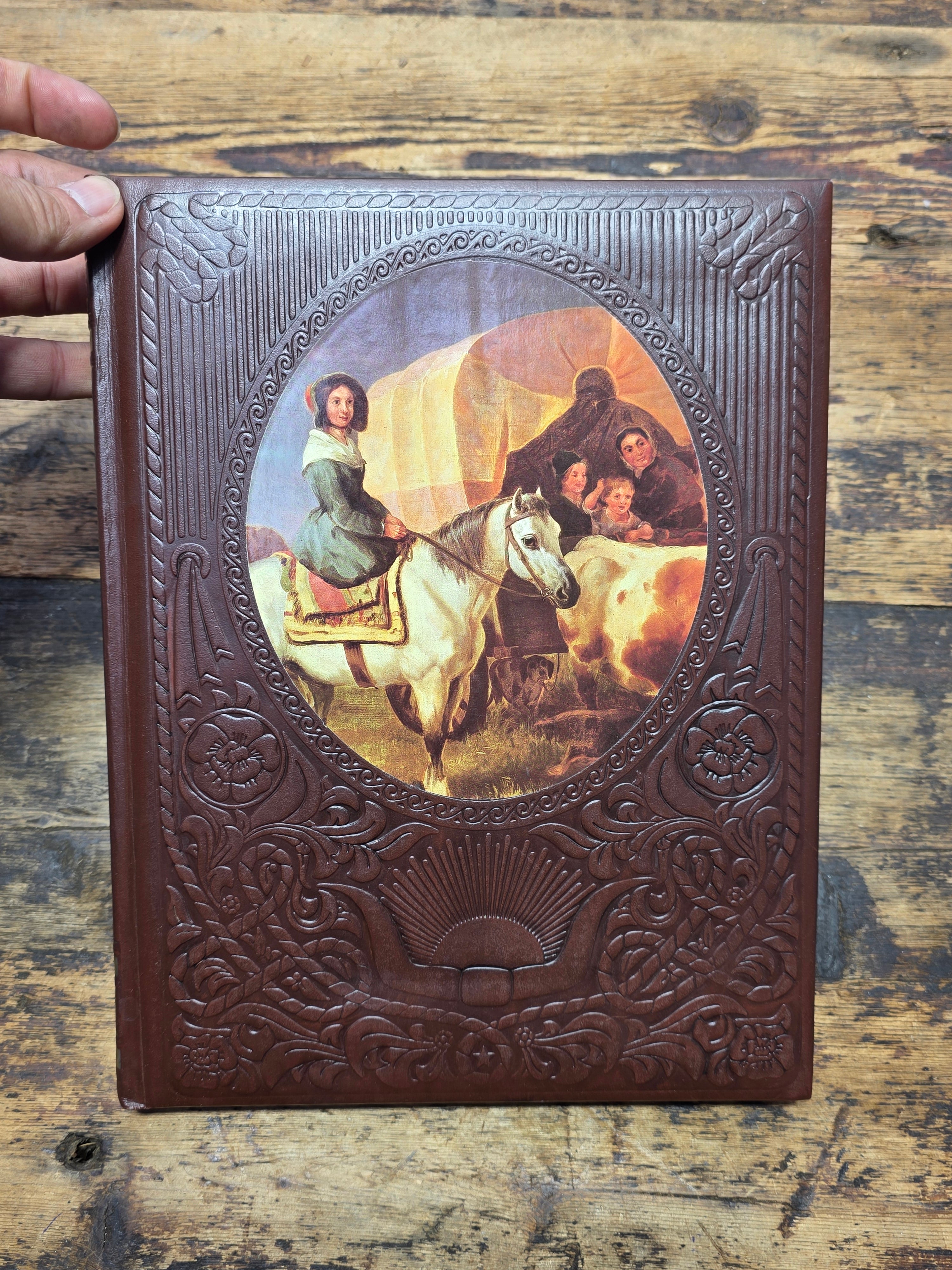 Time Life The Old West 3 Book Set Railroaders Women Scouts Leatherette Hardcover