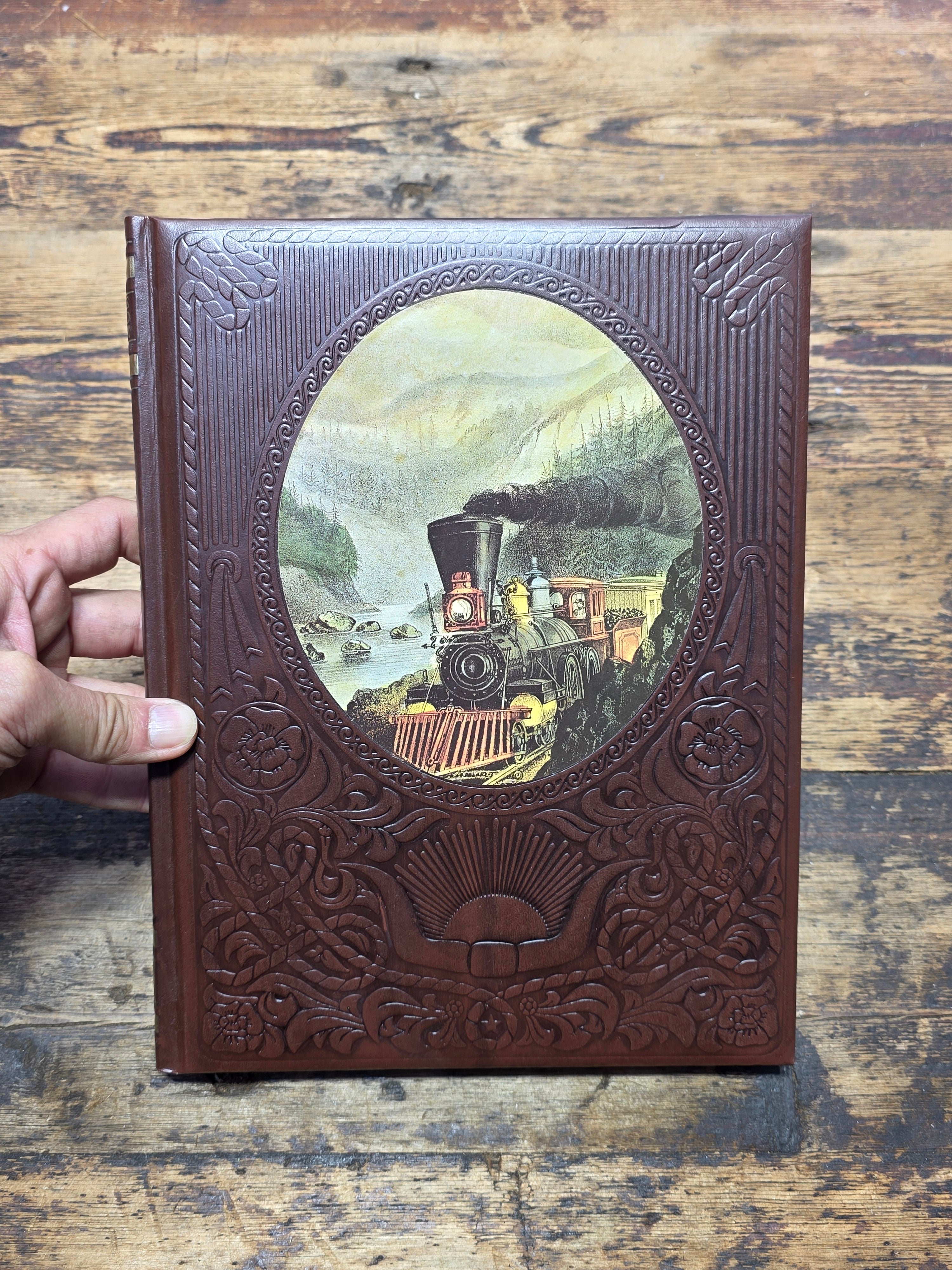 Time Life The Old West 3 Book Set Railroaders Women Scouts Leatherette Hardcover