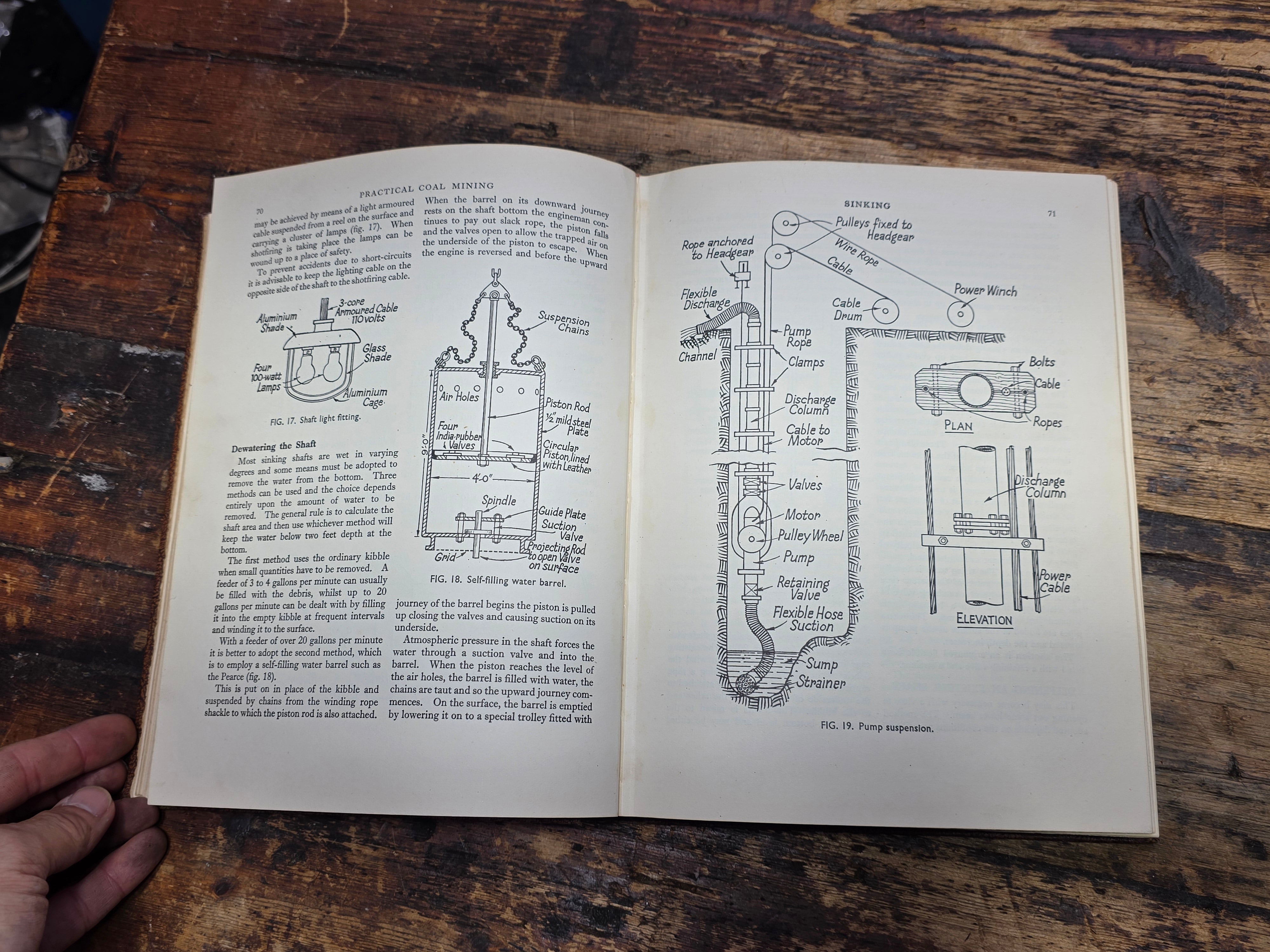 Practical Coal Mining for Miners 1951 2 Vol Set E. Mason Virtue & Co Illustrated