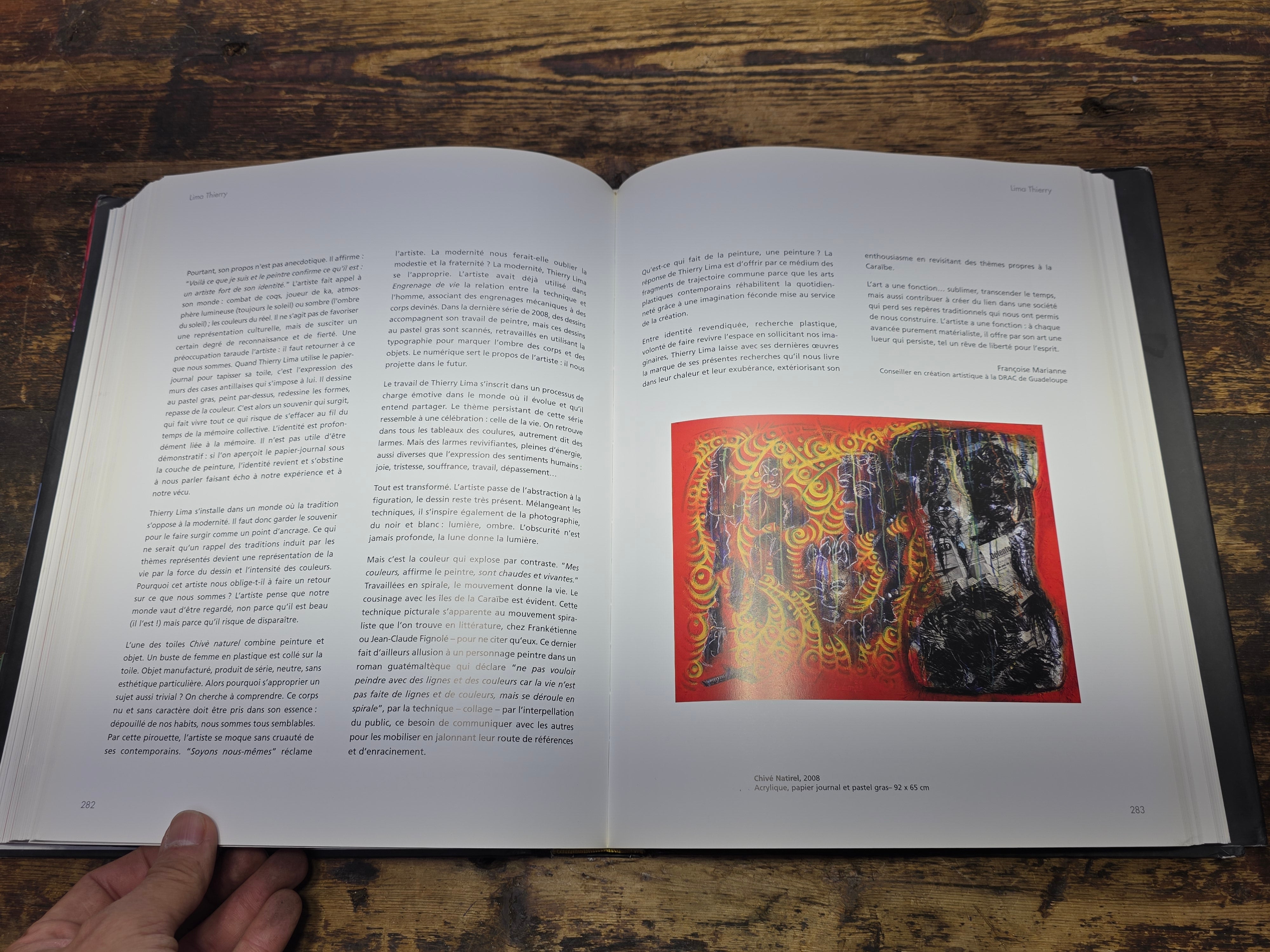 Anthologie de la Peinture en Guadeloupe 2009 Hardcover Art Book French Caribbean